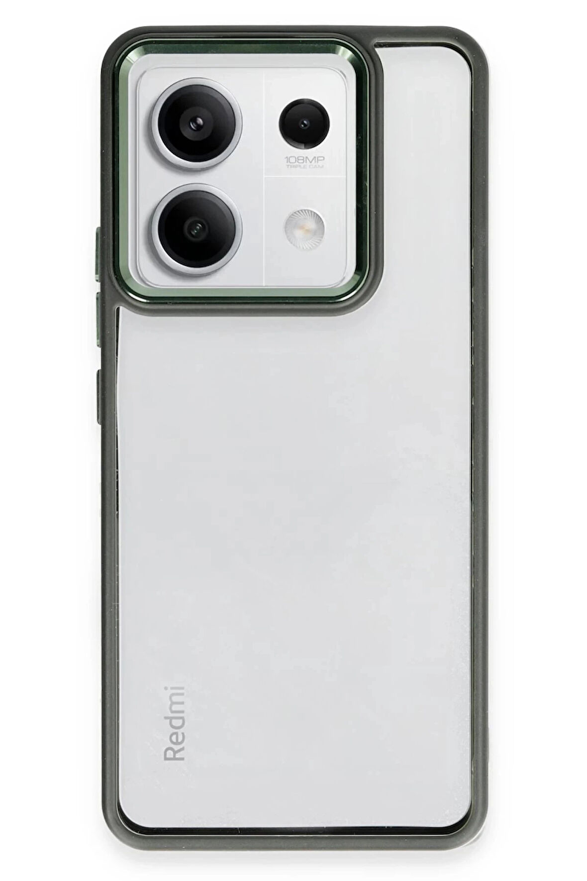 Xiaomi Redmi Note 13 4G Kılıf Power Silikon - Koyu Yeşil