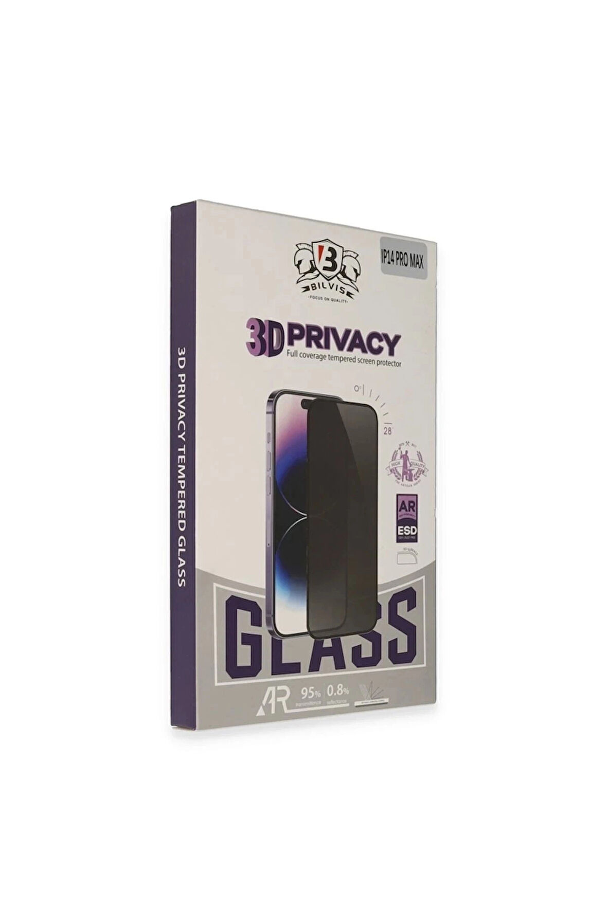 iPhone 16 Pro Max Bilvis 3D Hayalet Cam Ekran Koruyucu