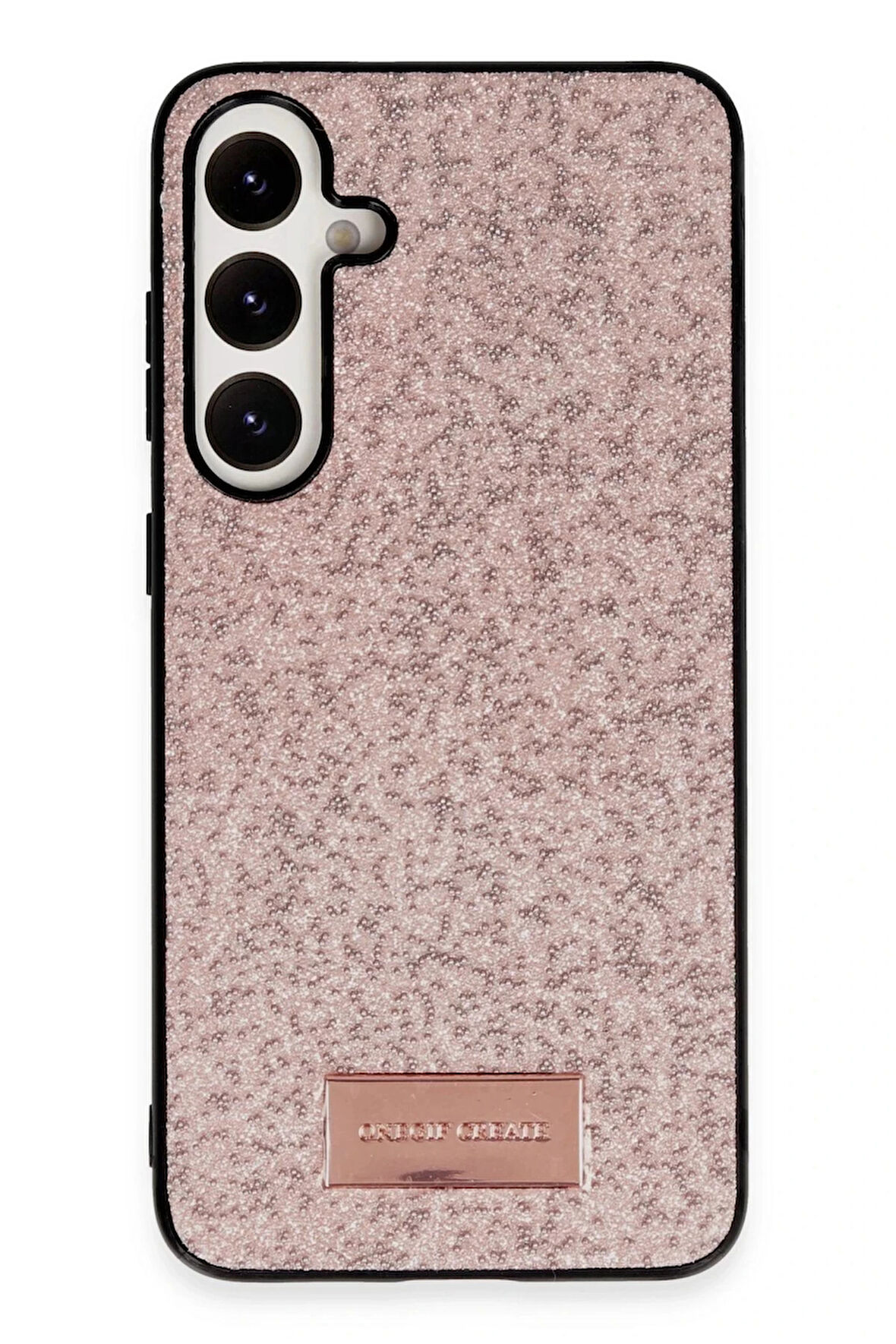 Onegif Samsung Galaxy A05S Bright Simli Kapak - Pembe