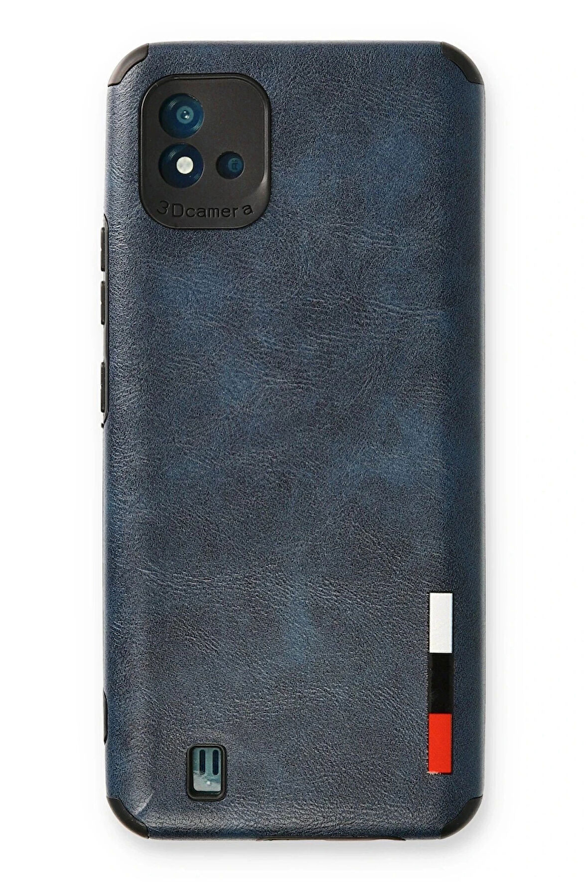 Realme C11 2021 Kılıf Loop Deri Silikon - Lacivert