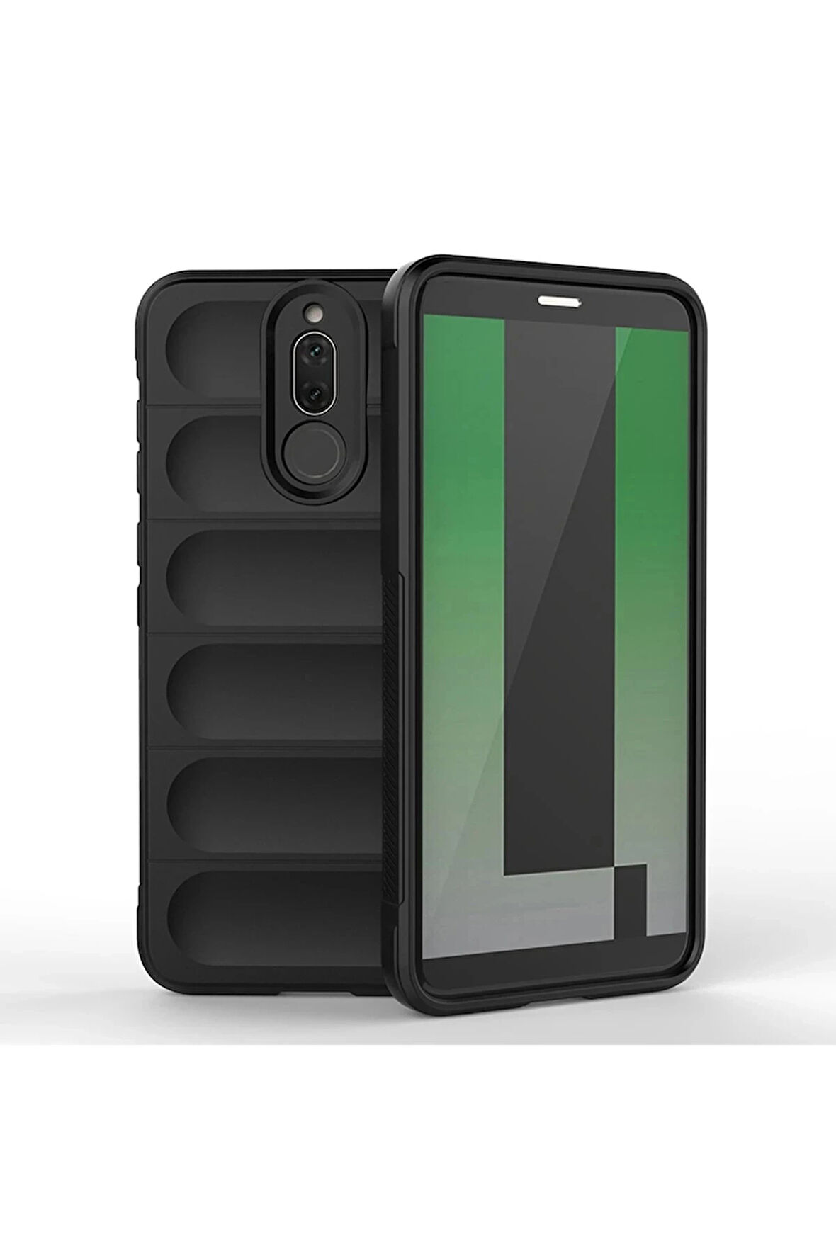 Huawei Mate 10 Lite Kılıf Optimum Silikon - Siyah