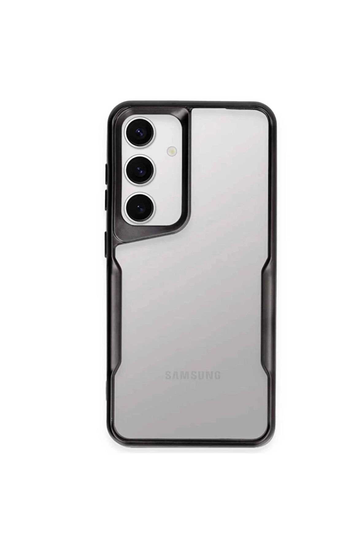 Samsung Galaxy A15 4G Kılıf Boyi Silikon Kapak - Siyah