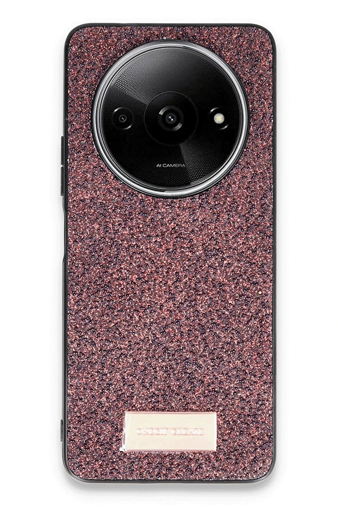 Onegif Xiaomi Redmi A3 4G Bright Simli Kapak - Derin Mor