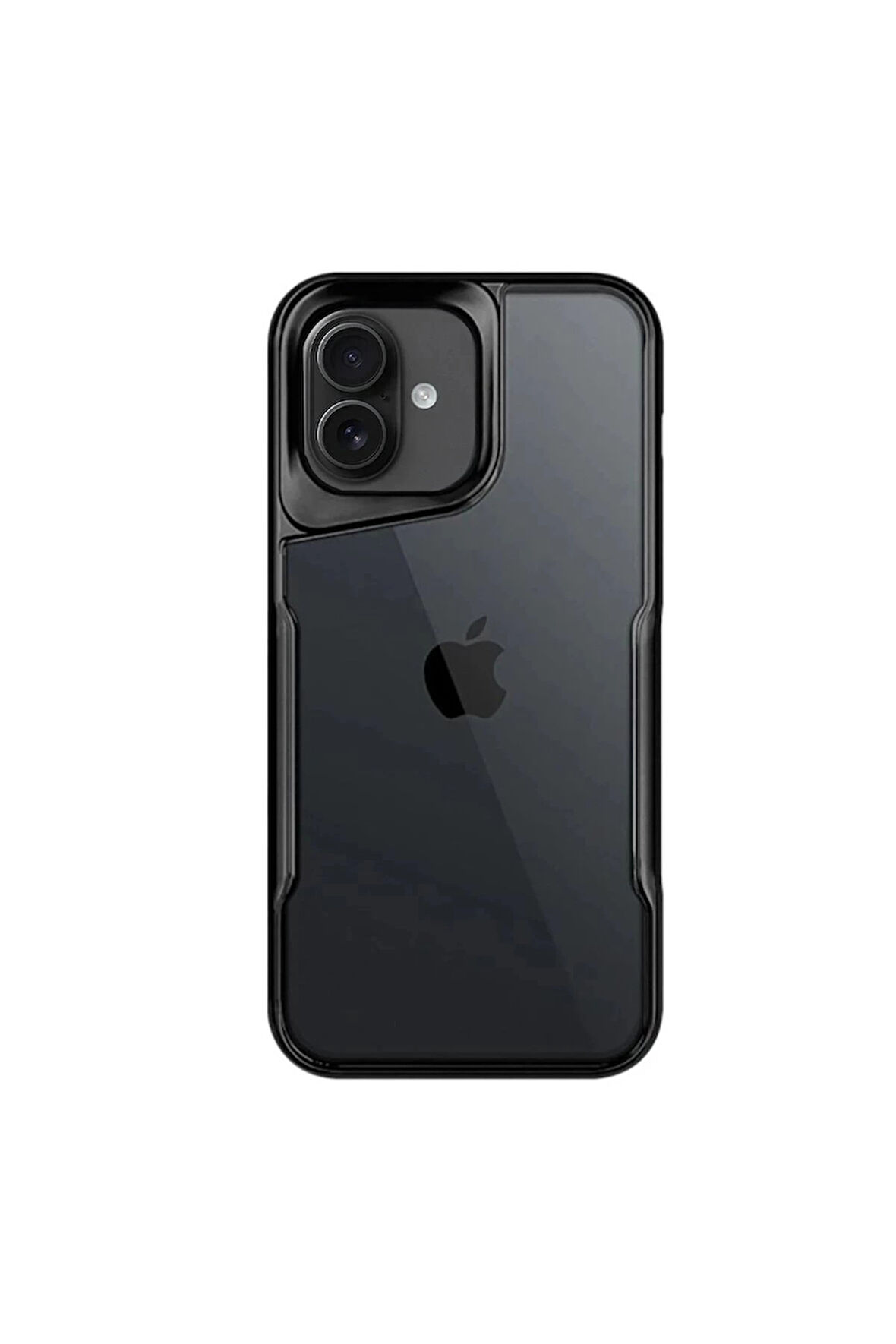 iPhone 16 Kılıf Boyi Silikon Kapak - Siyah