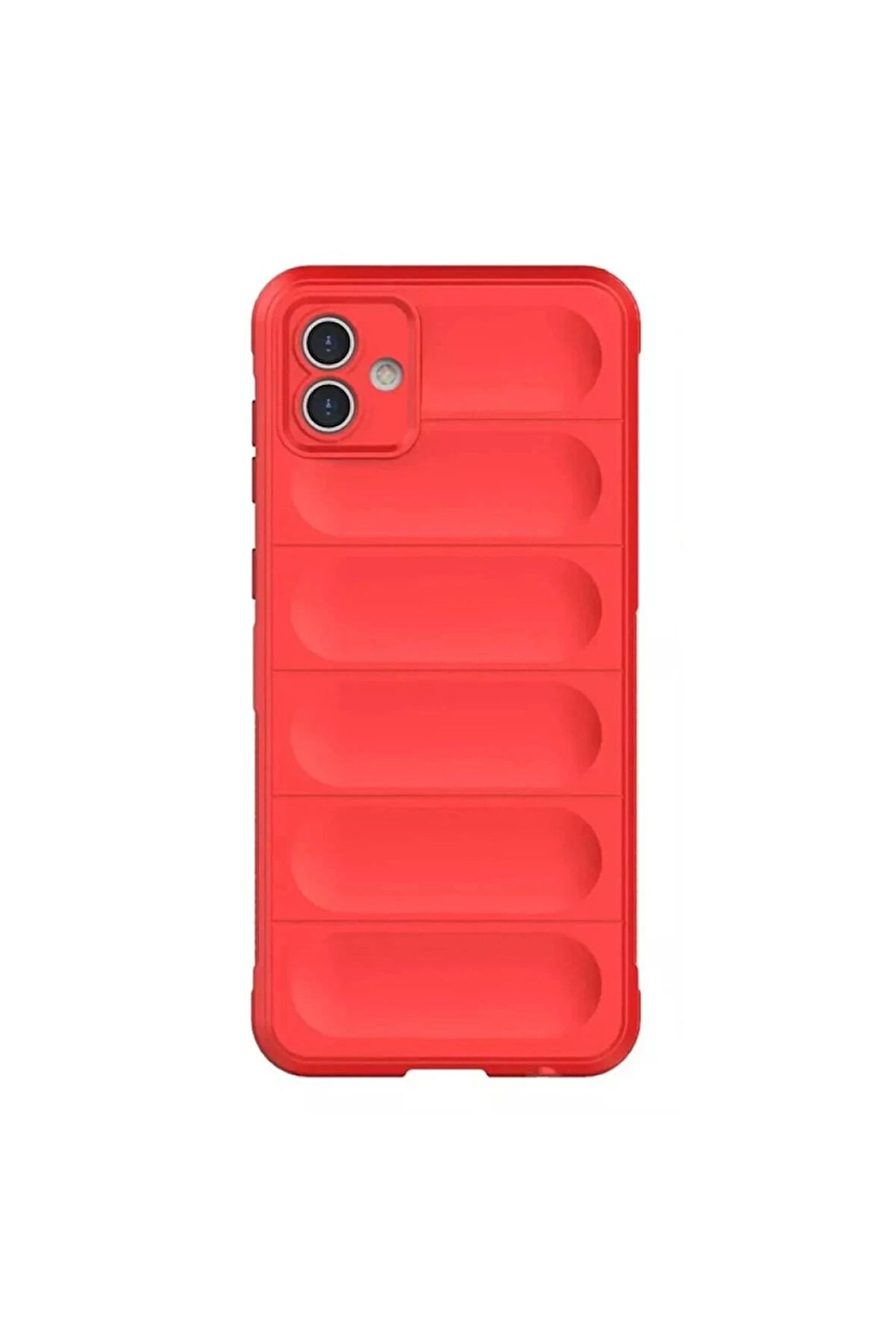 Samsung Galaxy A06 Kılıf Optimum Silikon - Kırmızı
