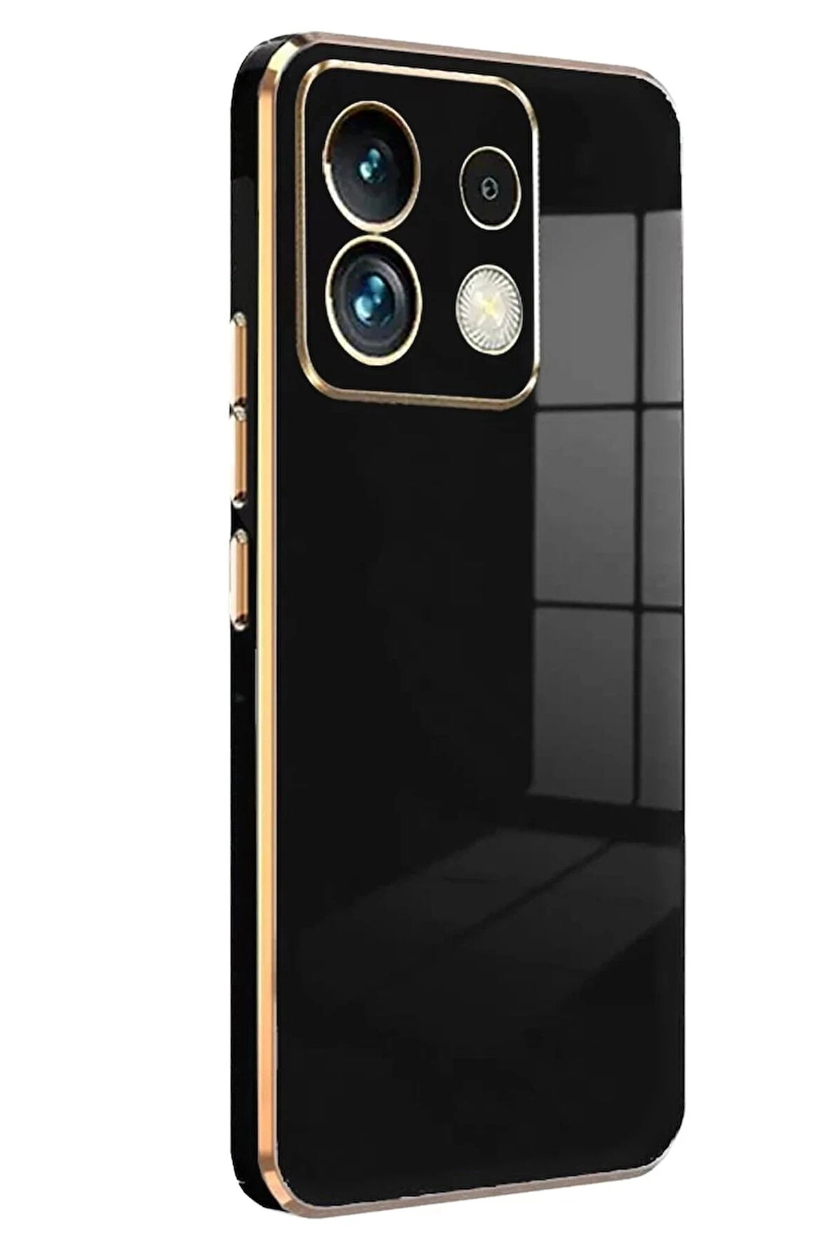 Xiaomi Redmi Note 13 4G Kılıf Volet Silikon - Siyah