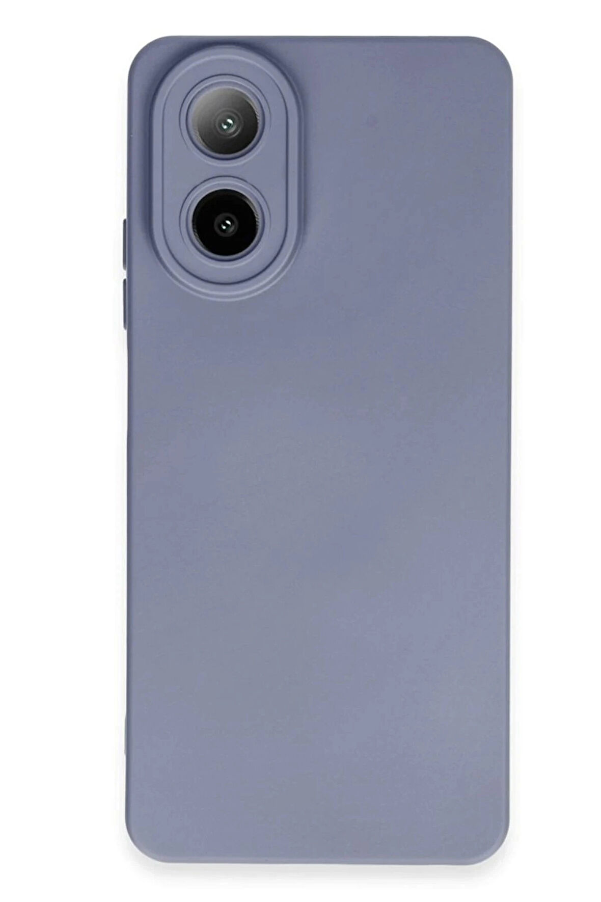 Oppo A38 Kılıf Nano içi Kadife Silikon - Gri