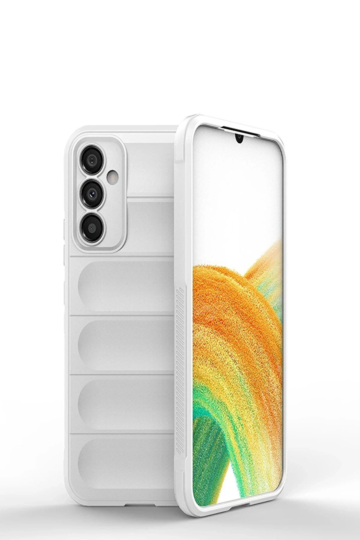 Samsung Galaxy A15 4G Kılıf Optimum Silikon - Krem