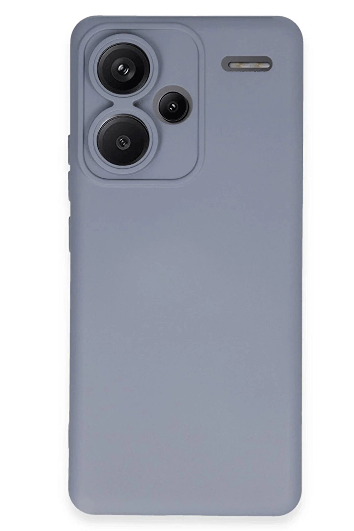 Xiaomi Redmi Note 13 Pro Plus Kılıf Nano içi Kadife Silikon - Gri