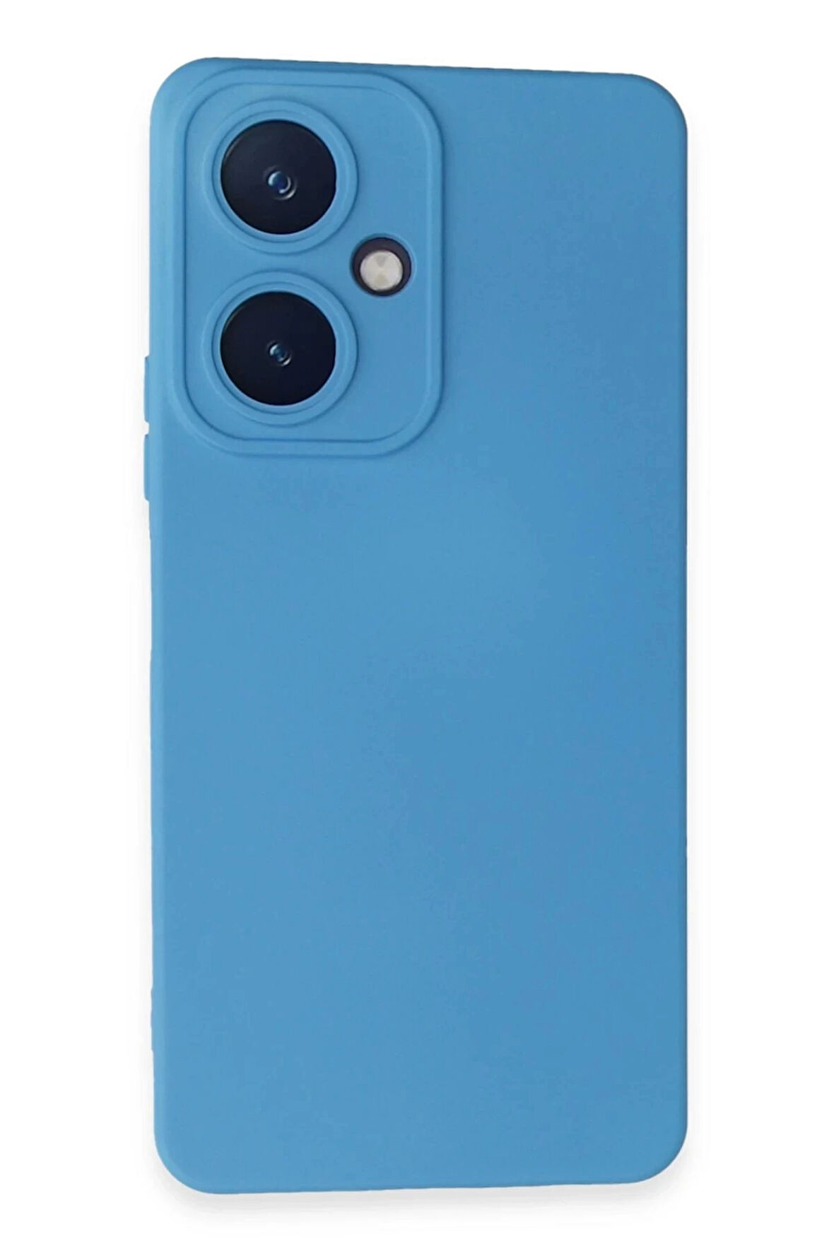 Vivo Y27 Kılıf Nano içi Kadife Silikon - Mavi