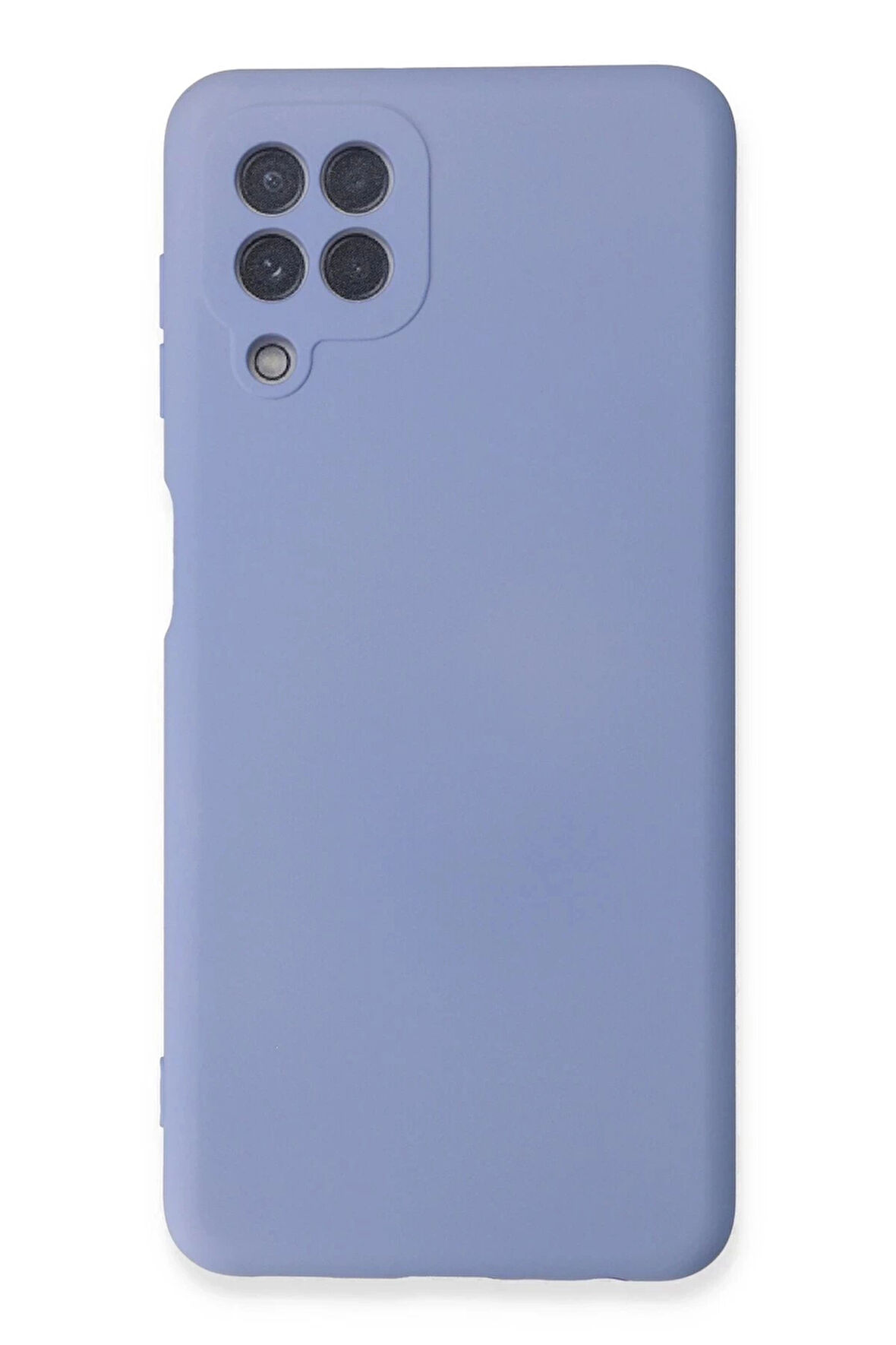 Samsung Galaxy A22 Kılıf Nano içi Kadife Silikon - Lila