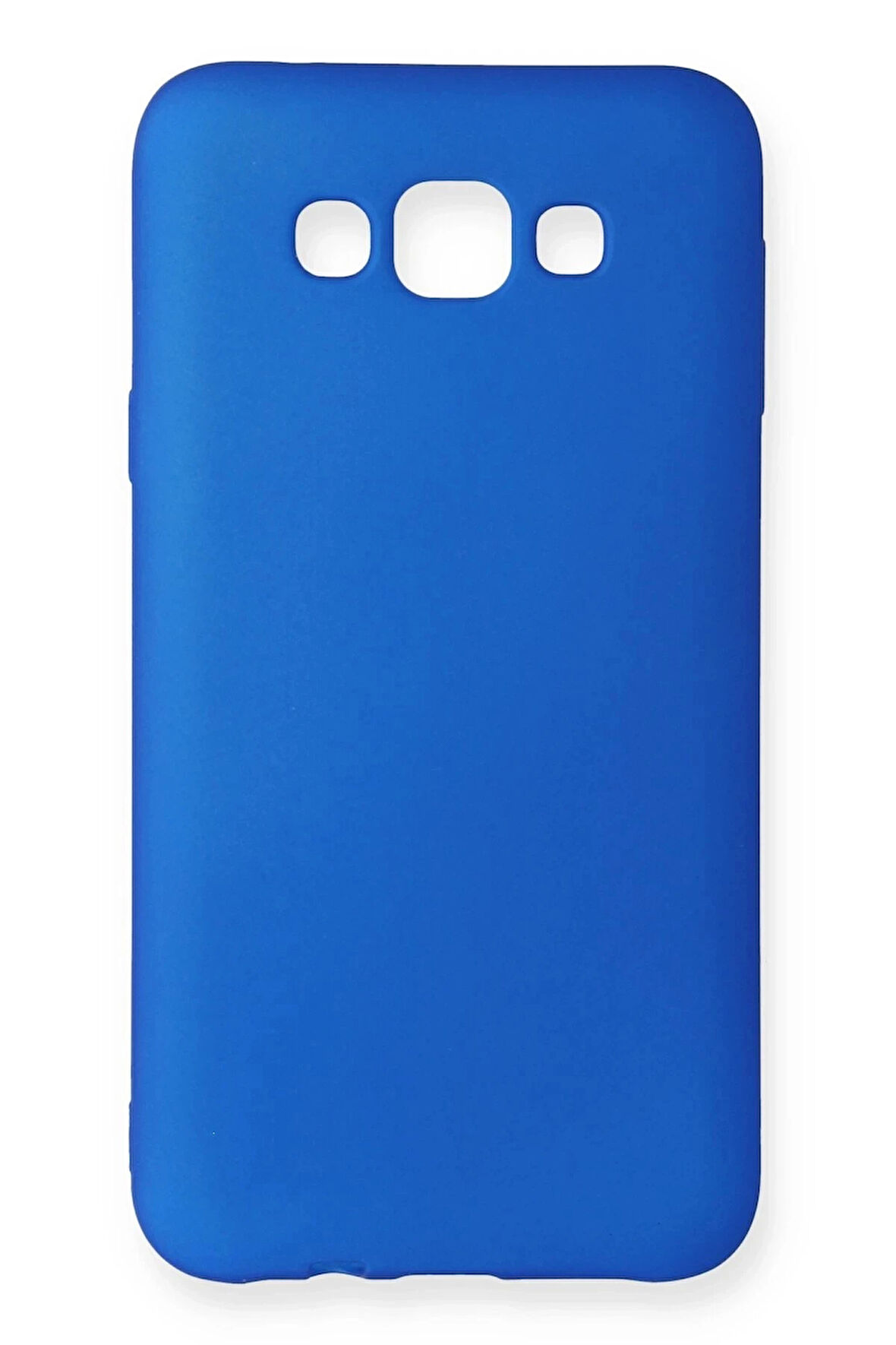 Samsung Galaxy E7 Kılıf First Silikon - Mavi