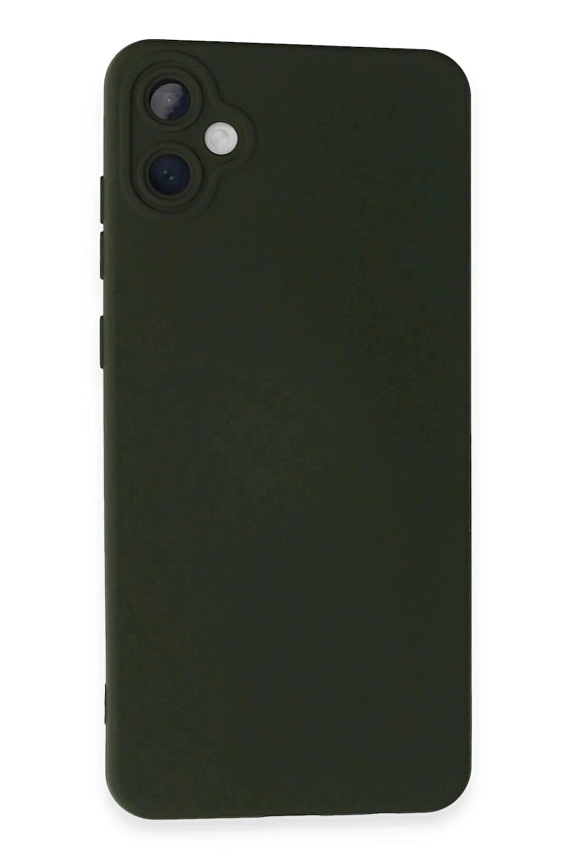 Samsung Galaxy A05 Kılıf Nano içi Kadife Silikon - Koyu Yeşil