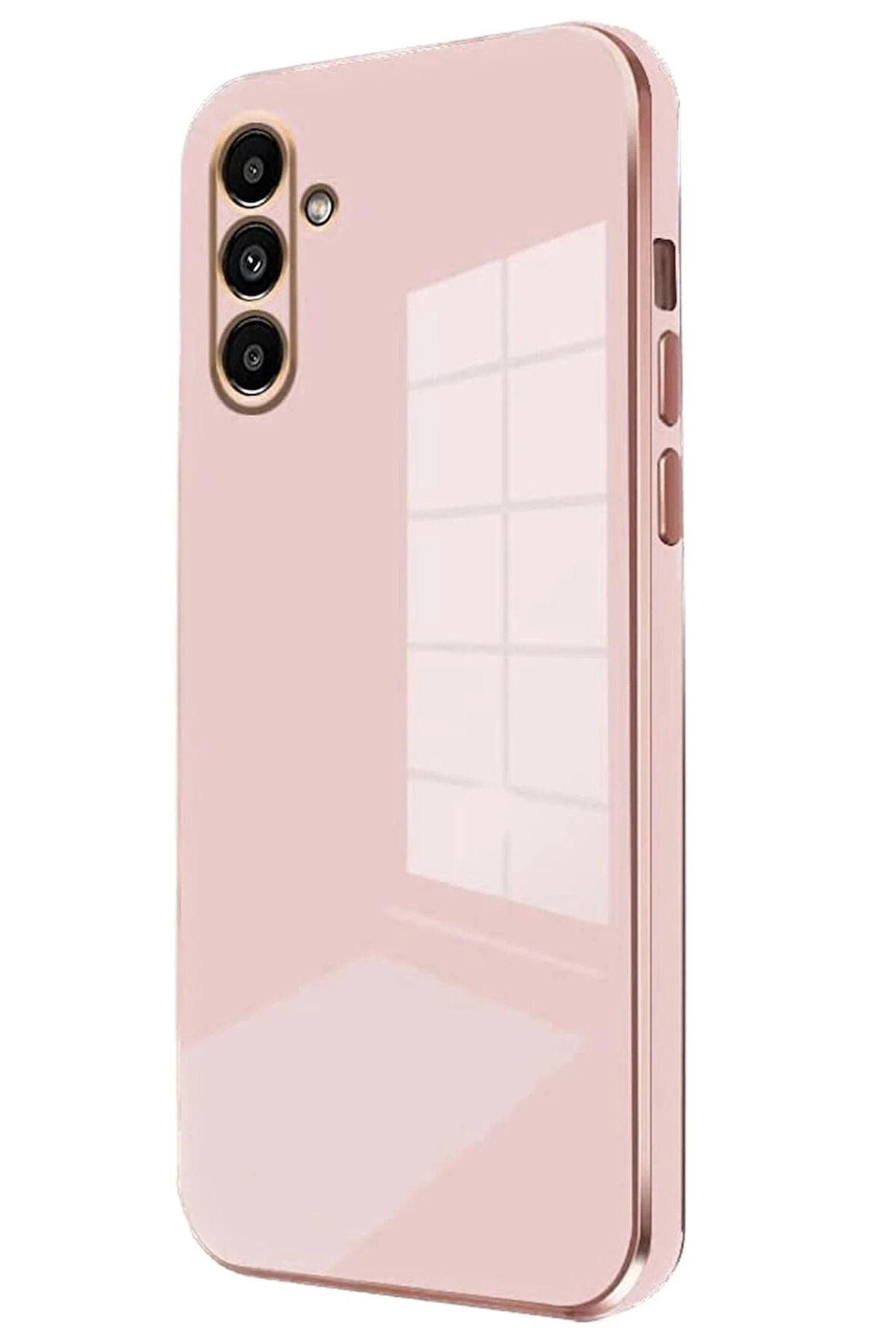 Samsung Galaxy A35 5G Kılıf Volet Silikon - Pembe