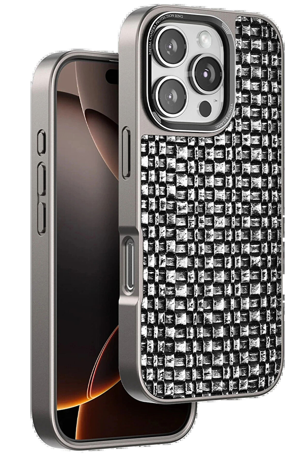 Venco iPhone 16 Pro Brand Kapak - Gümüş