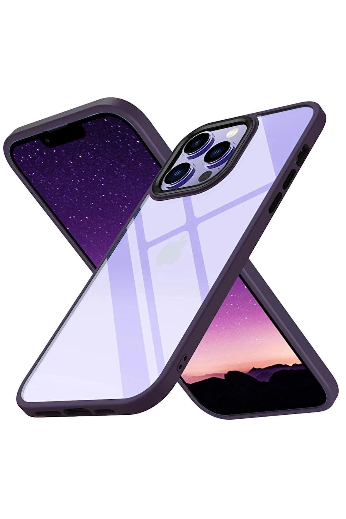 iPhone 13 Pro Max Kılıf Power Silikon - Mor