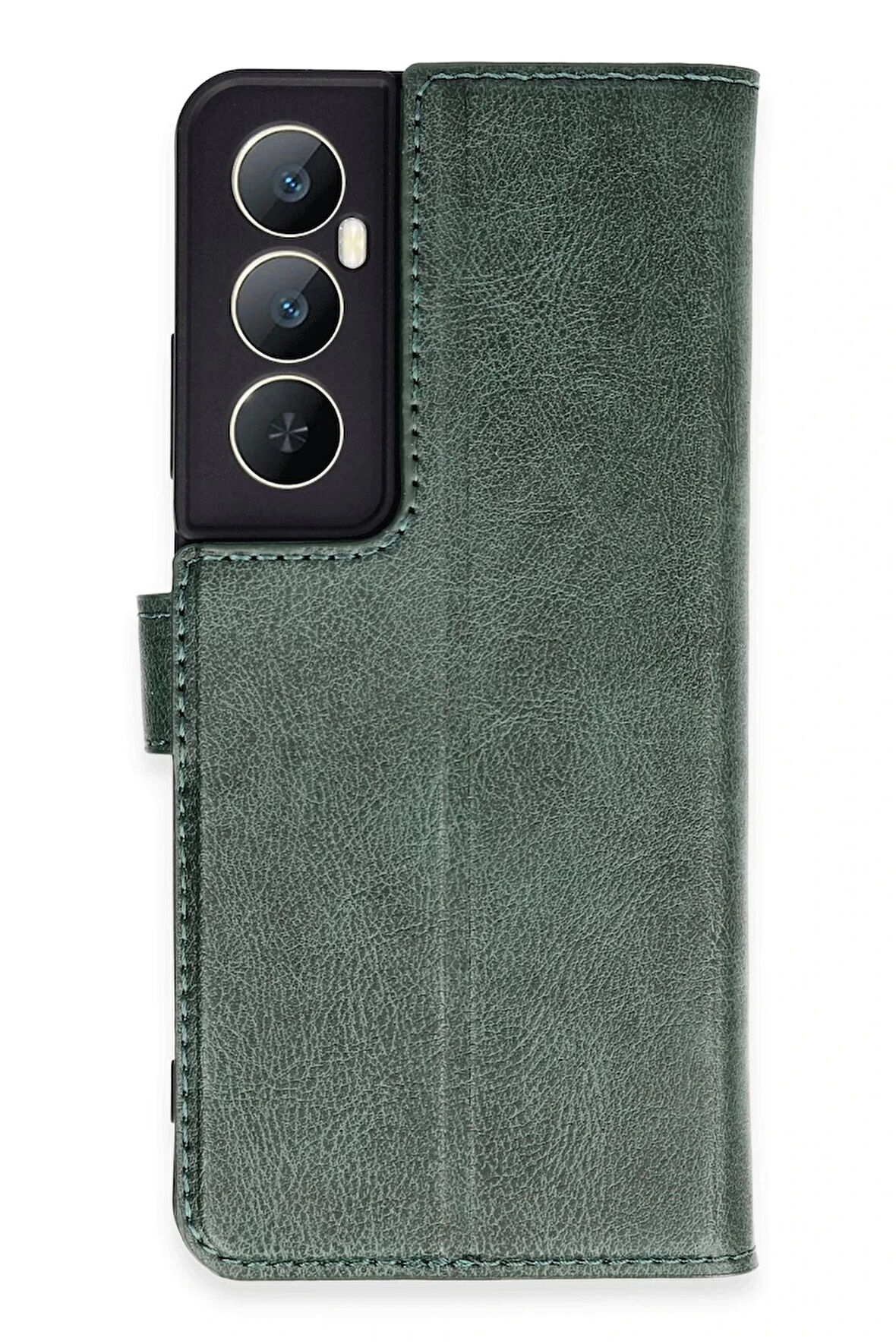 Realme C65 Kılıf Trend S Plus Kapaklı Kılıf - Yeşil