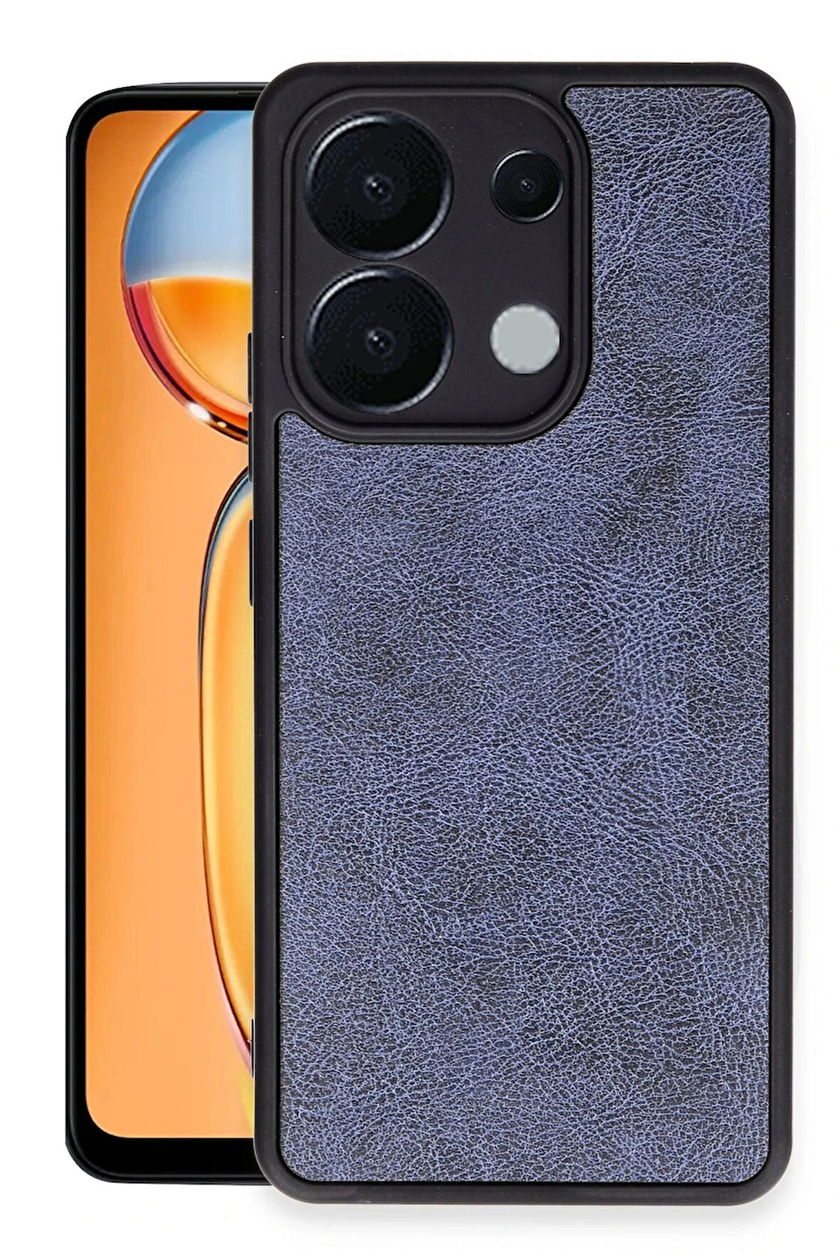Xiaomi Redmi Note 13 Pro 4G Kılıf Aras Deri Kapak - Lacivert