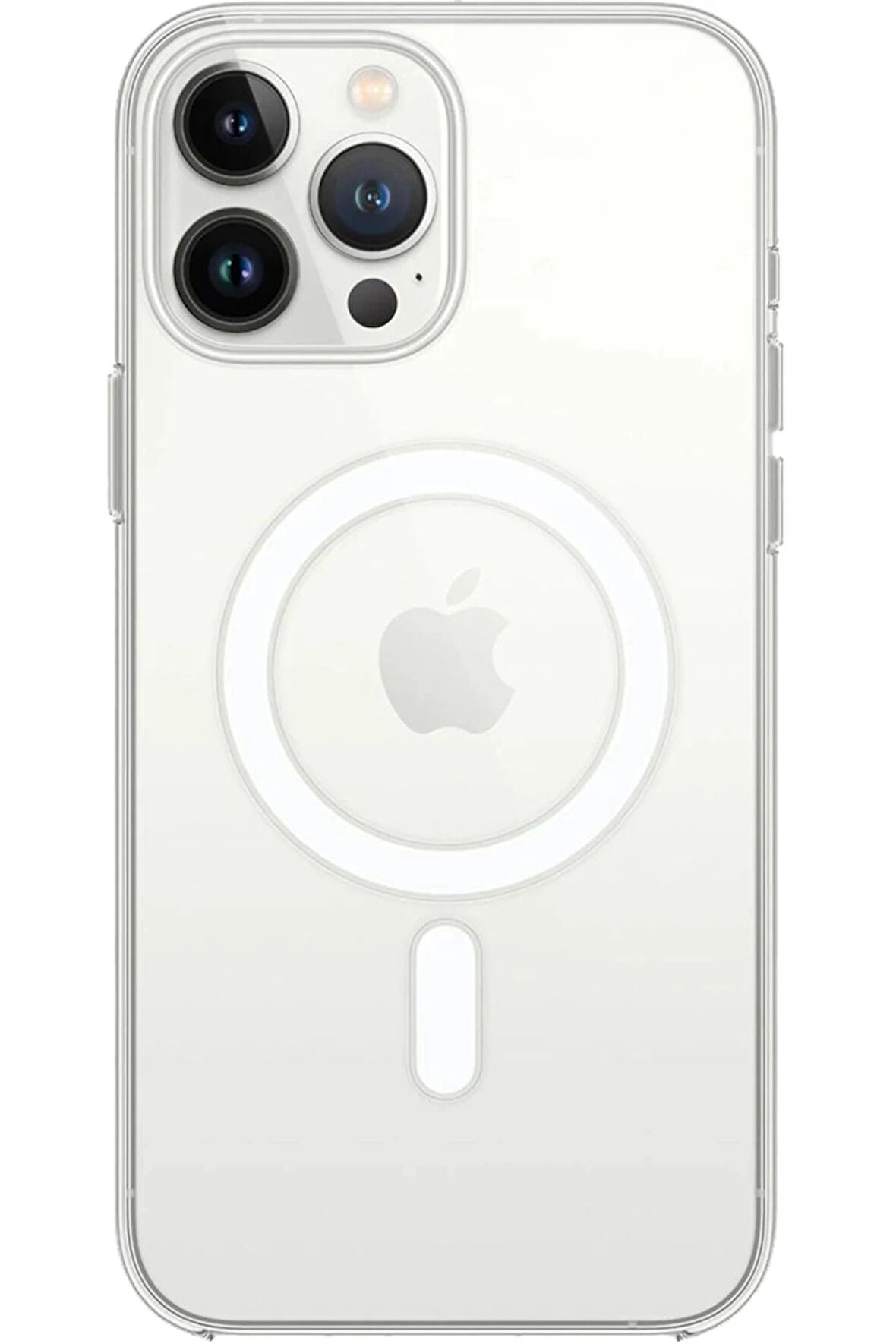 iPhone 16 Pro Max Kılıf Pc Real Magsafe Kapak - Şeffaf