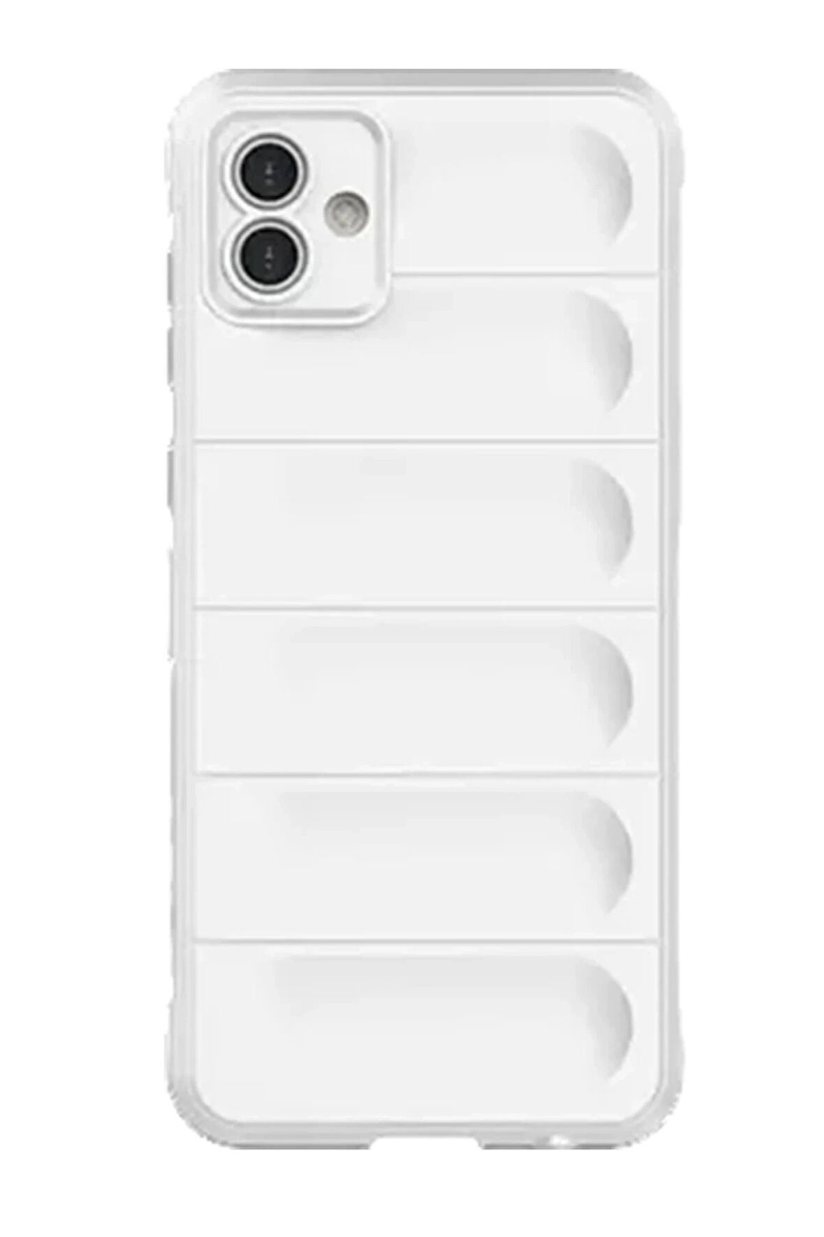 Samsung Galaxy A05 Kılıf Optimum Silikon - Krem