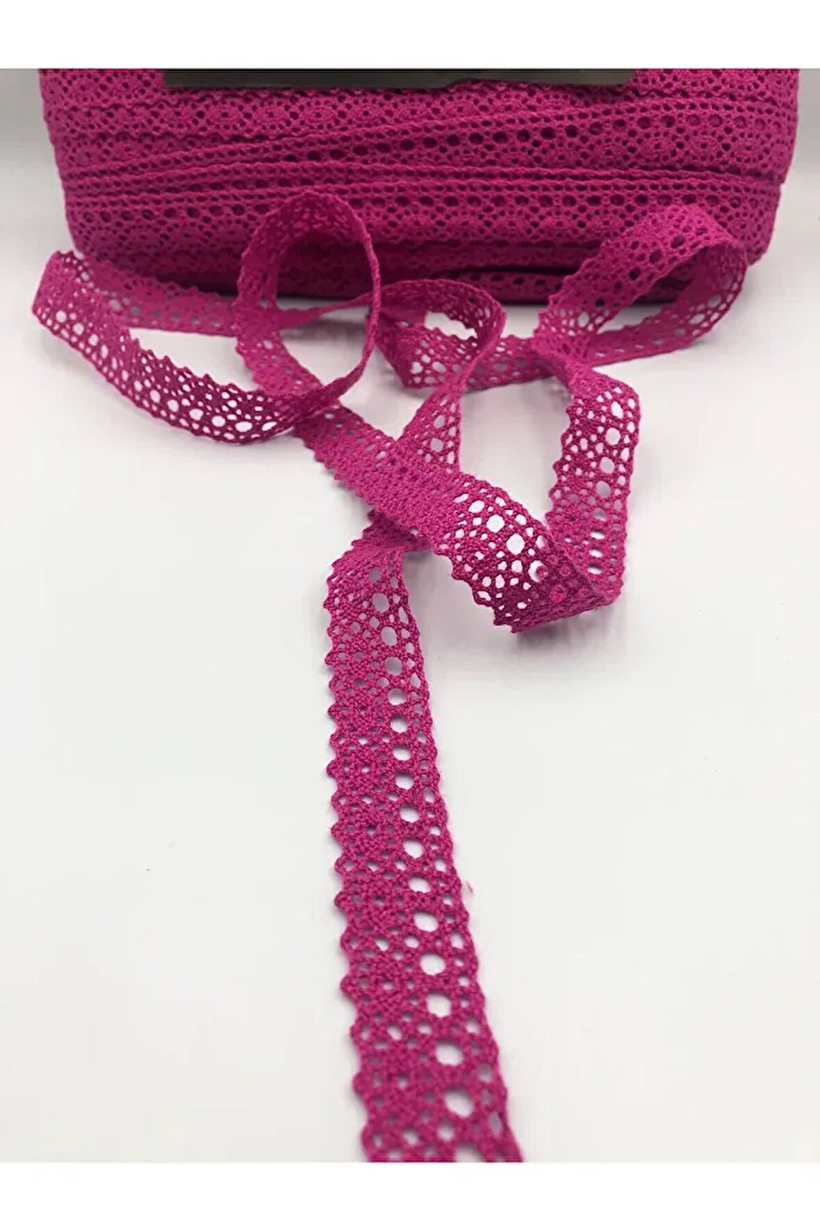 5 Metre Pamuk Dantel Şerit 1.7 Cm Kopanaki Güpür