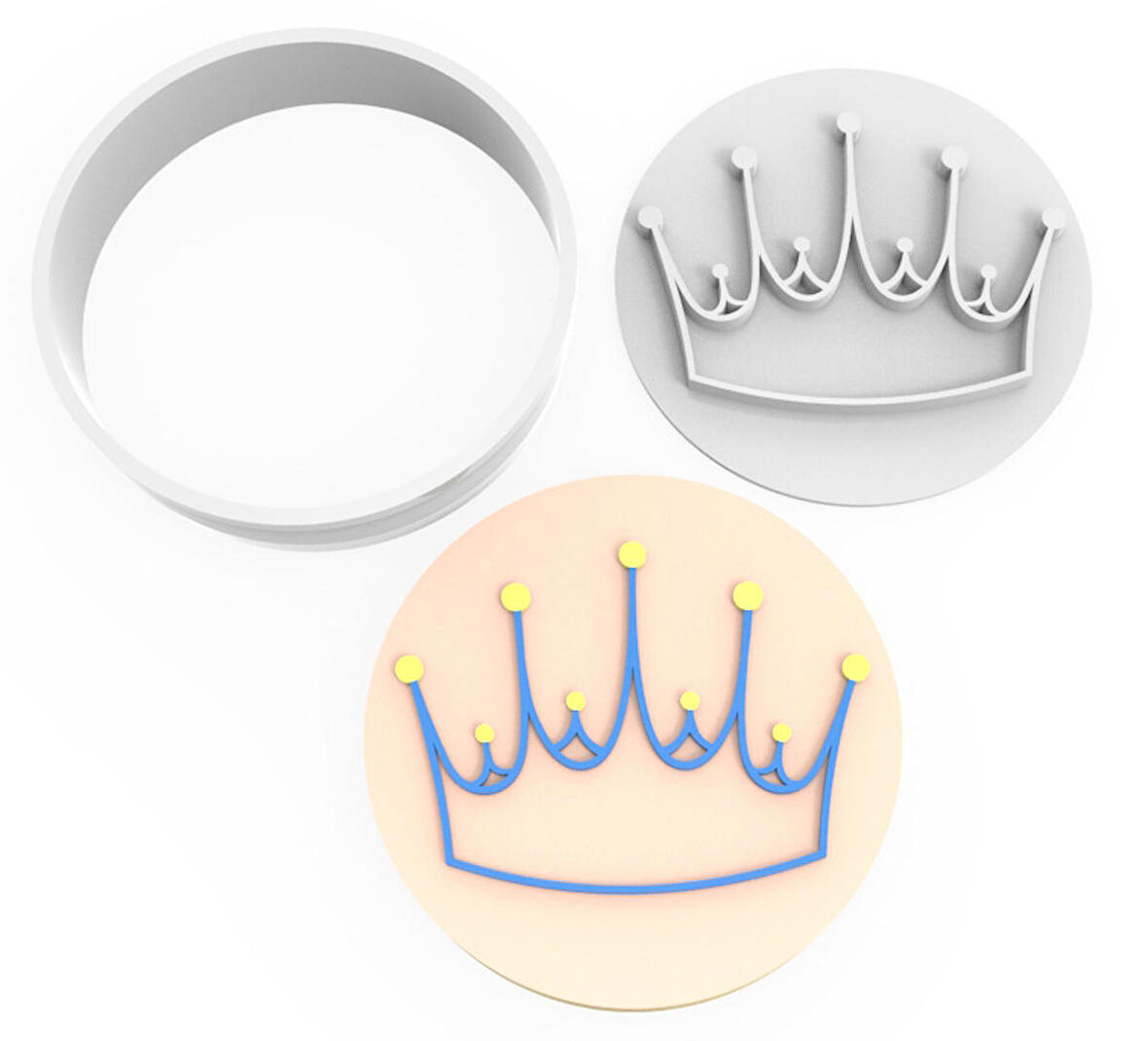 Kurabiye Kesici ve Damga Set - Kral