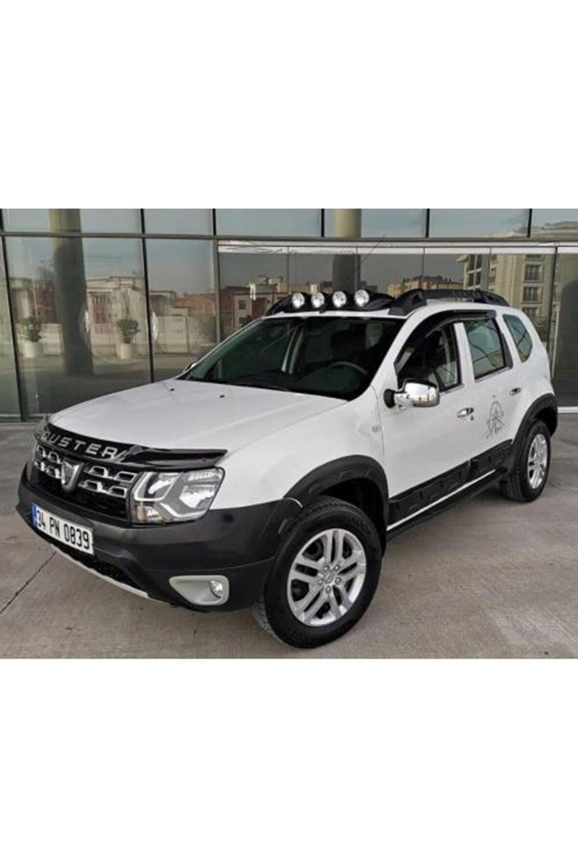 Otomotiv Dacia Duster Damalı Kapı Dodik Set 4 Parça 2018 Sonrası Siyah