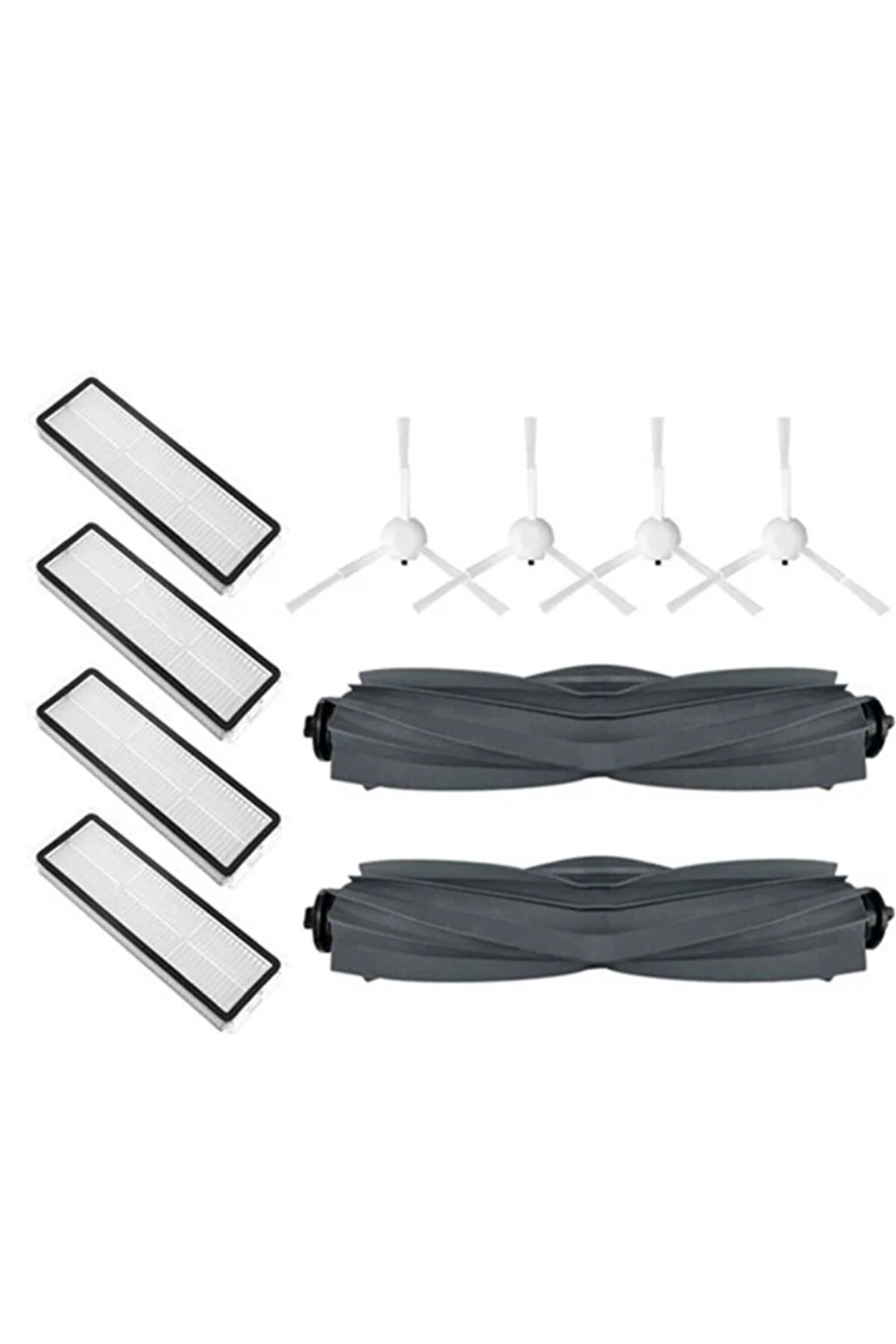 Dreame D10S ve D10 pro (D10 plus değil) uyumlu yedek fırça filtre seti