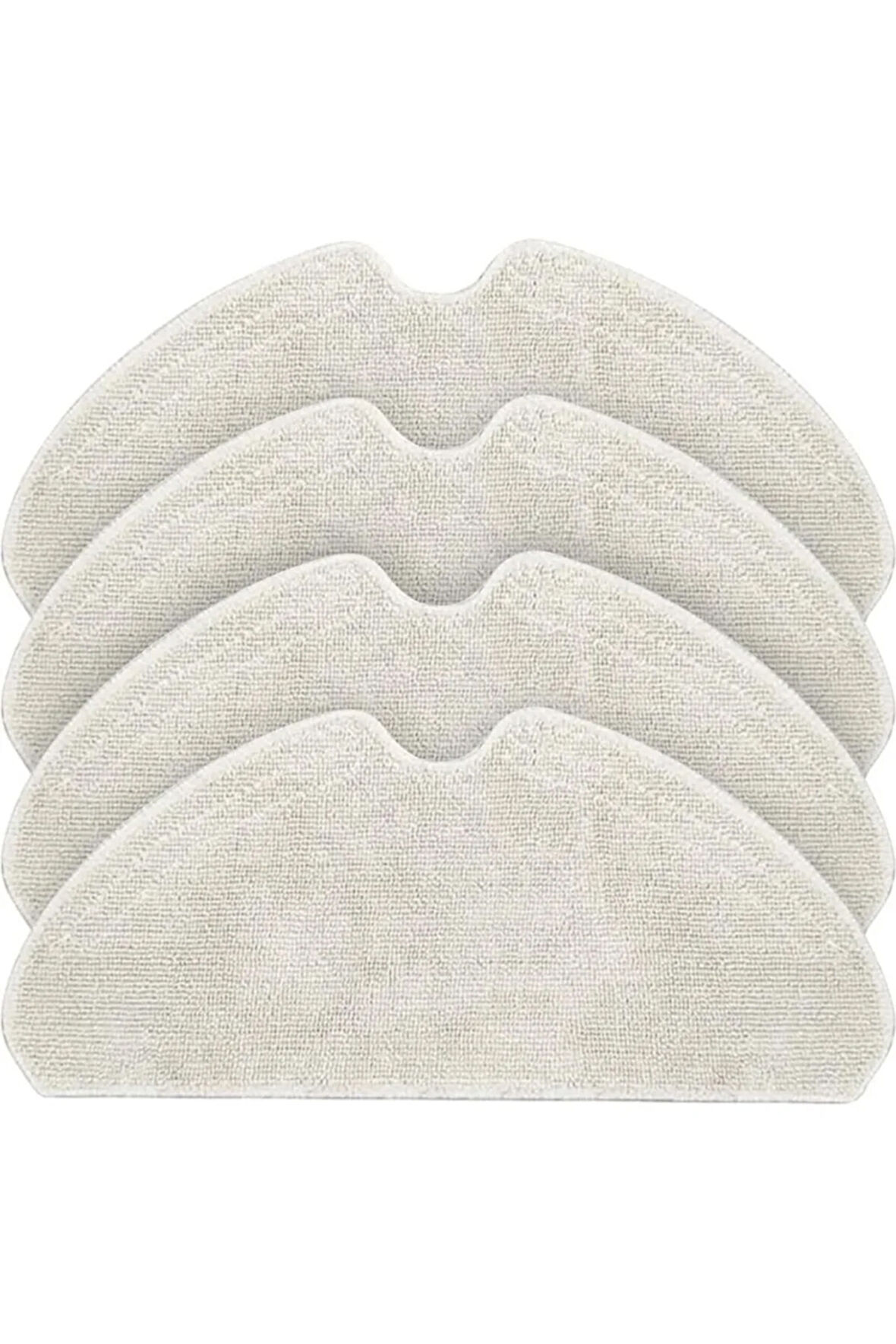 Dreame D10s Pro F9 Pro D9 Max uyumlu 4 adet mop paspas bezi