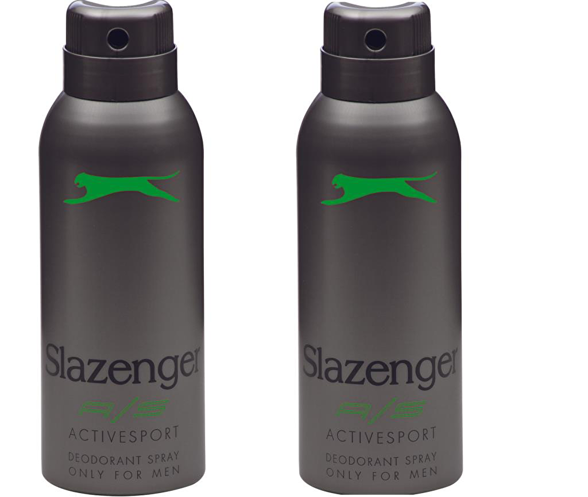 Slazenger Sport Antiperspirant Ter Önleyici Leke Yapmayan Sprey Deodorant 150 ml x 2