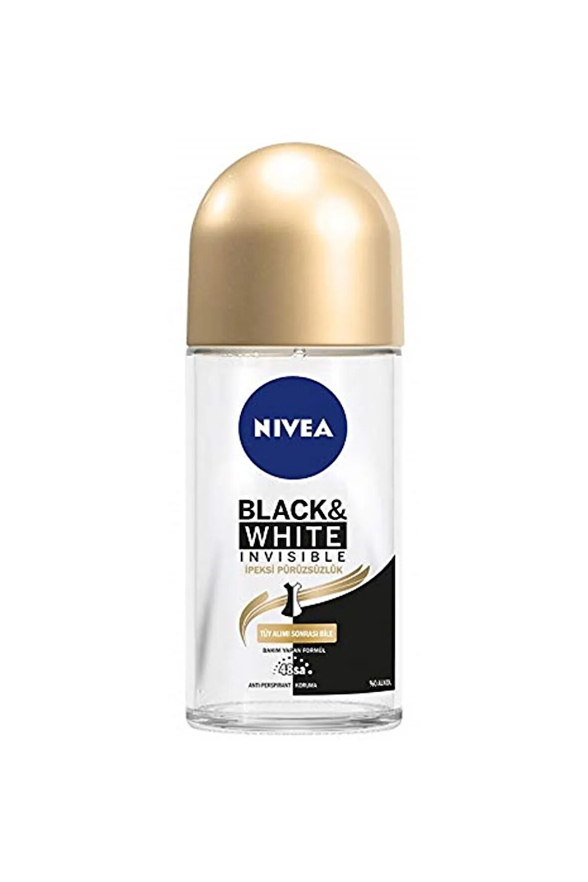 Black & White Invisible - Ipeksi Pürüzsüzlük Roll On Deodorant 50 ml