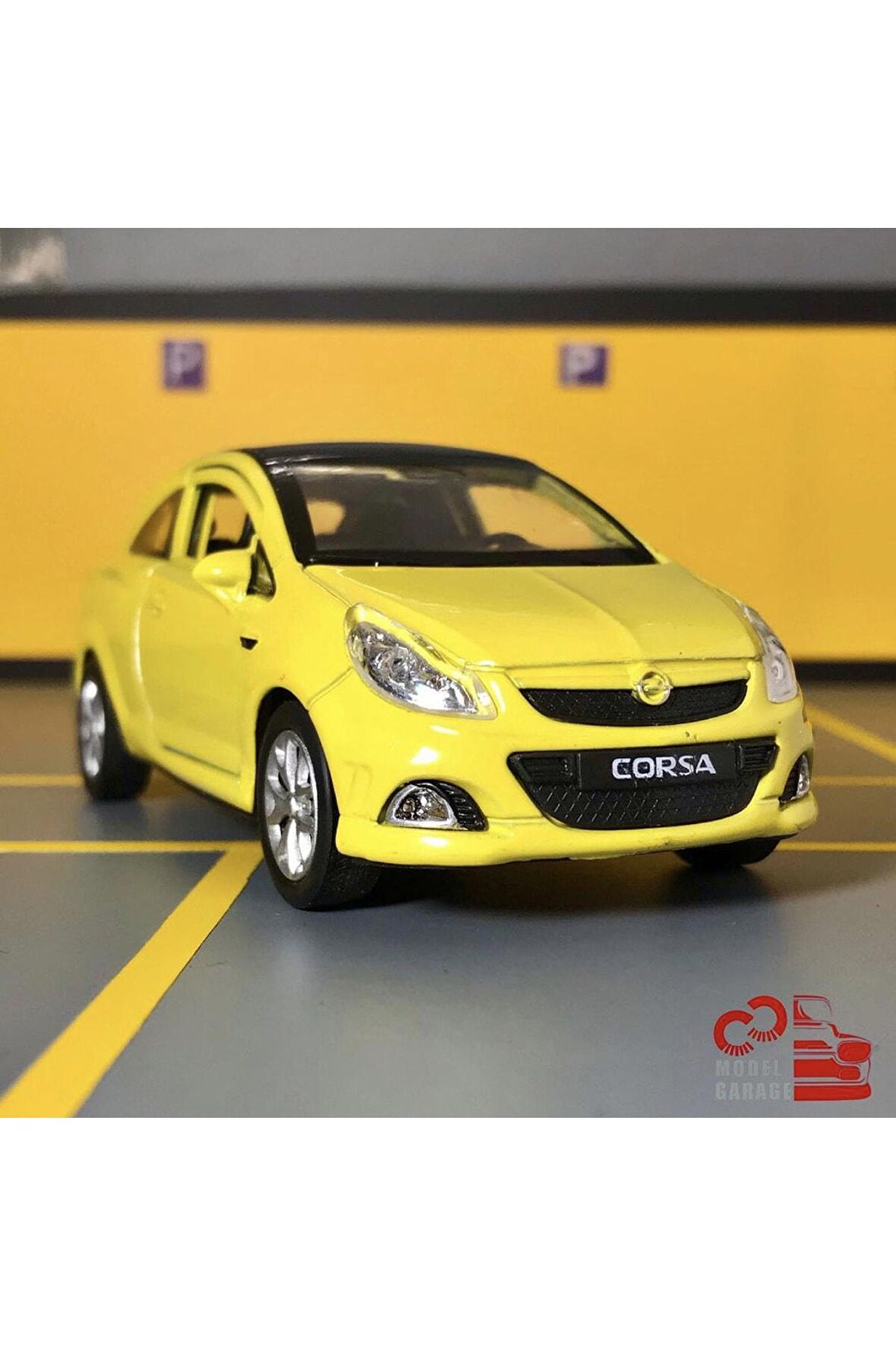 Opel Corsa Opc 1/36 Ölçek *c&c Model Garage* Çek Bırak Diecast Metal Model Oyuncak Araba