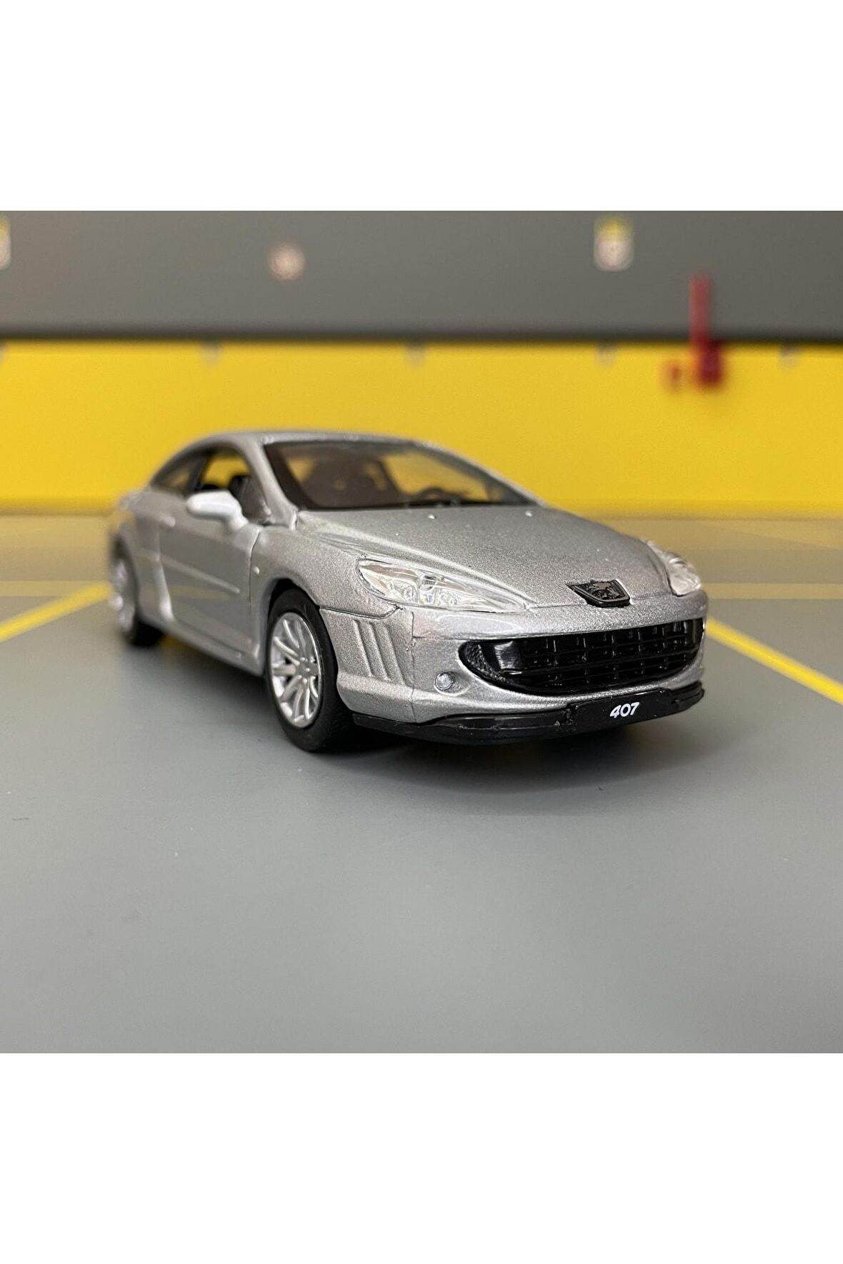 Peugeot 407 Coupe 1/36 Ölçek *c&c Model Garage* Çek Bırak Diecast Metal Model Oyuncak Araba