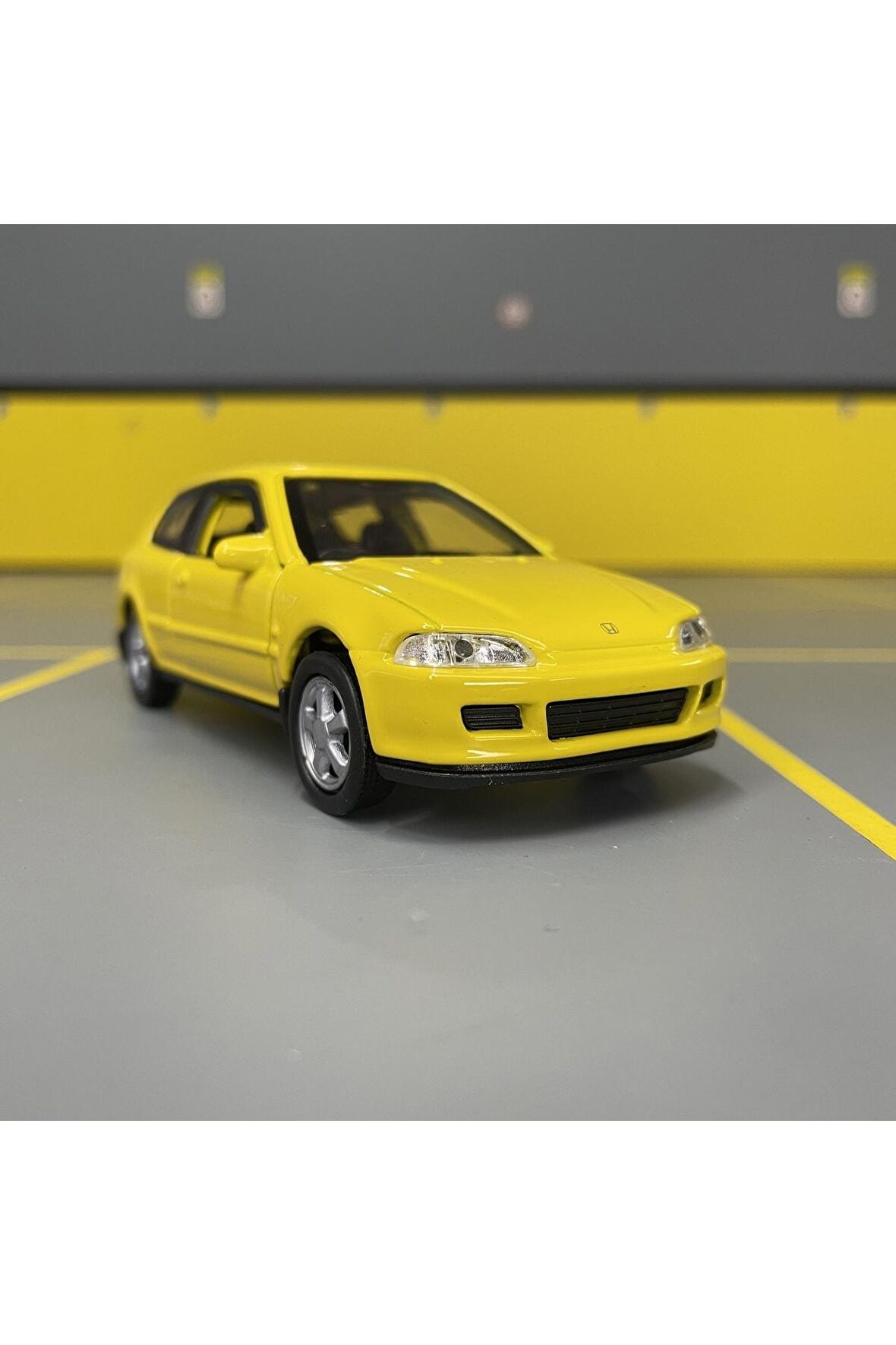 Honda Civic Eg6 1/36 Ölçek Diecast Metal Model Araba Oyuncak Araba Çek Bırak Araba