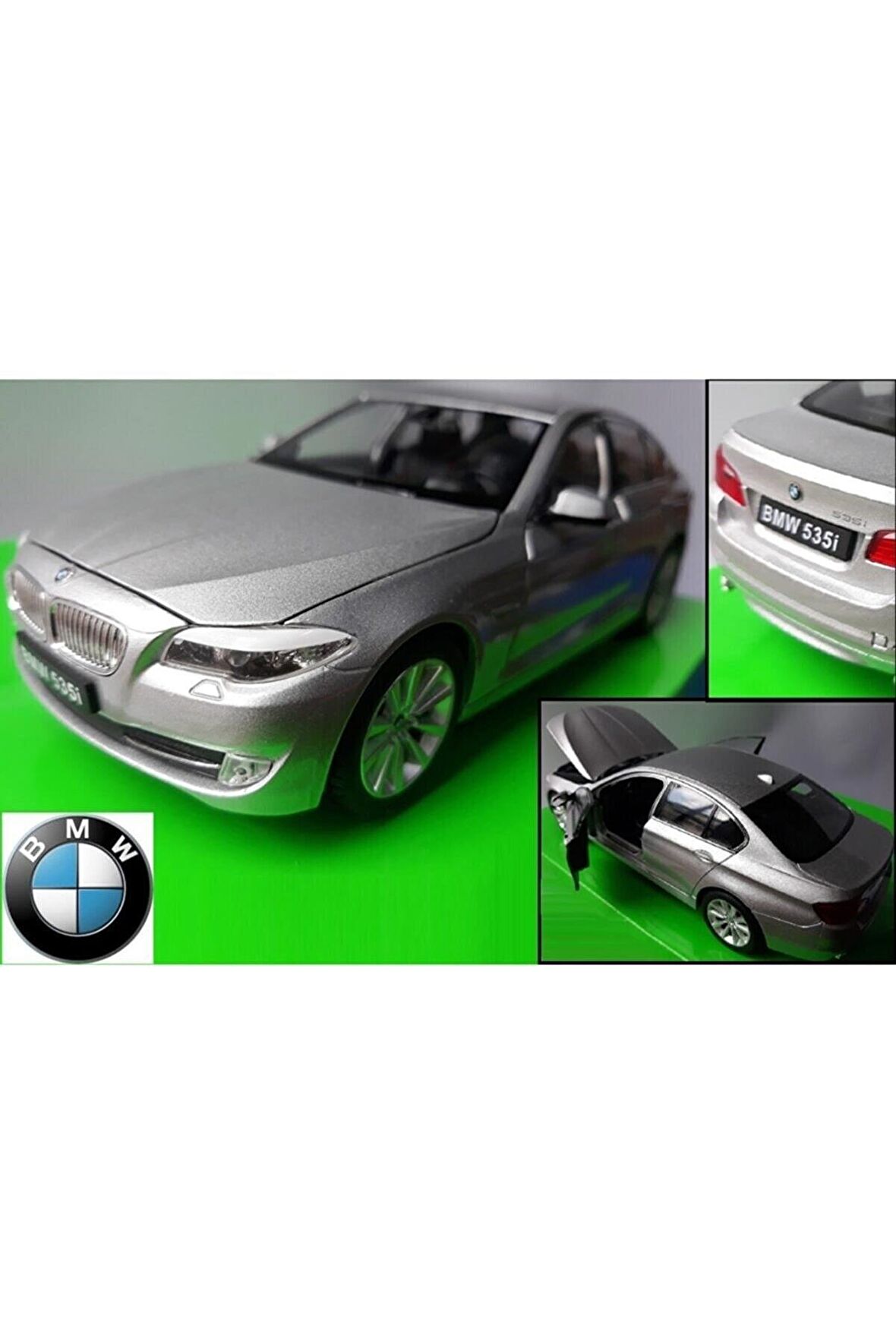 Bmw 535i Büyük Metal Araba 1.24 Diecast Orjinal
