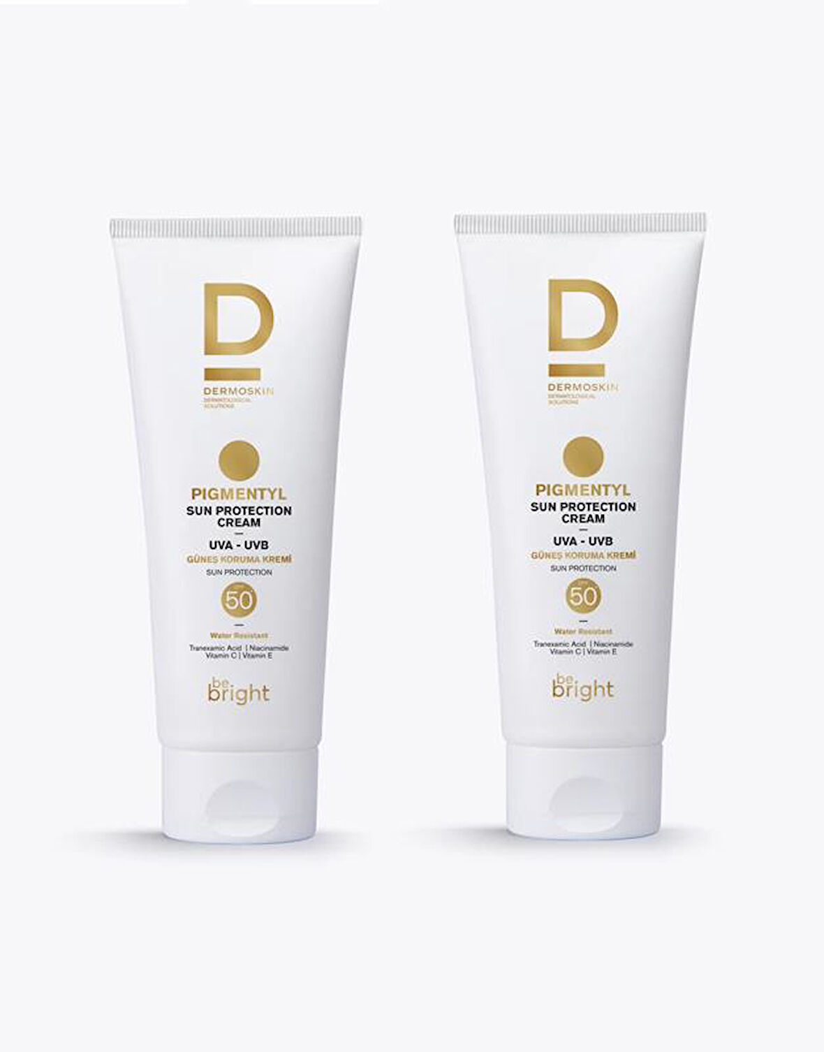 Dermoskin Be Bright Pigmentyl Güneş Koruyucu Krem SPF50+ 75 ml 2'li Paket