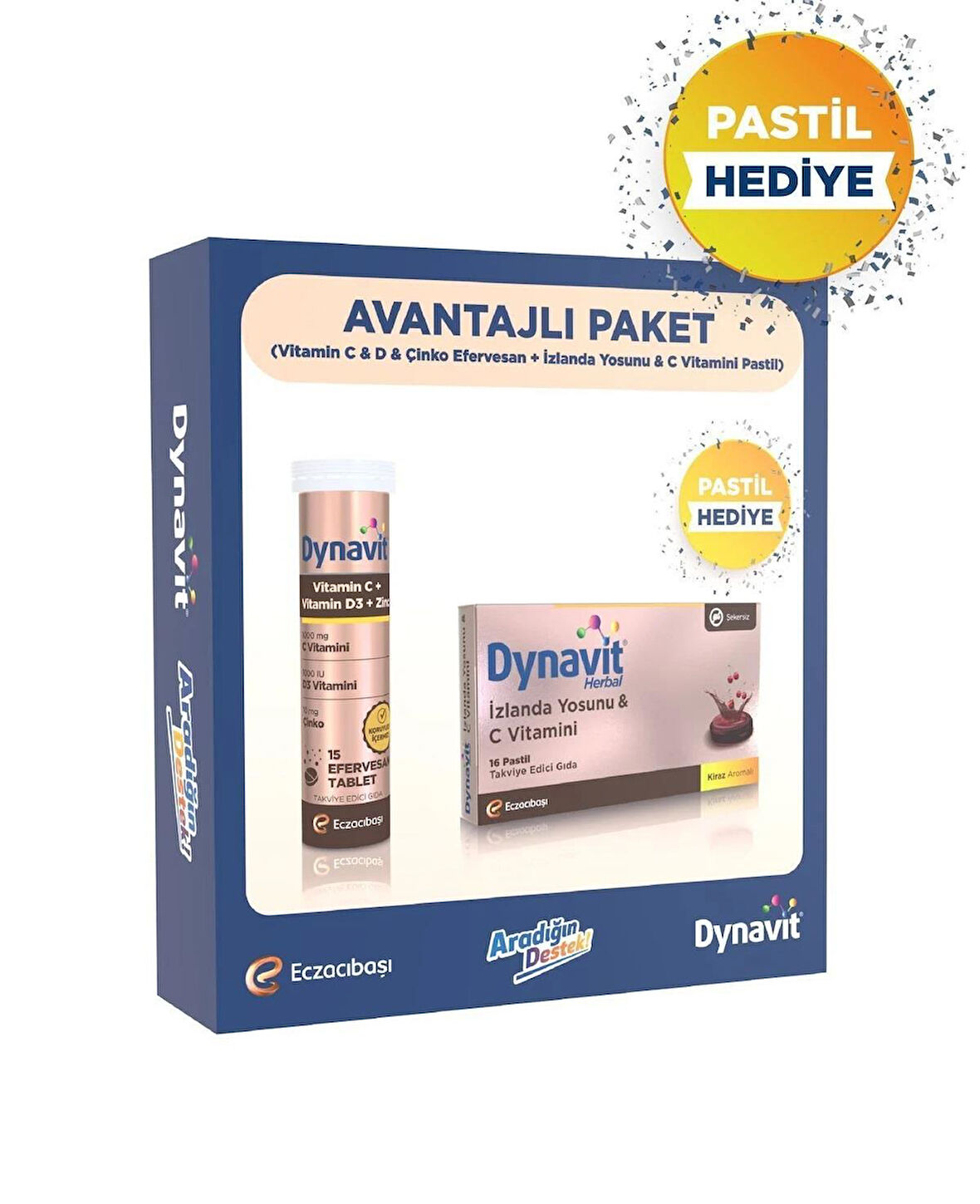 Vitamin C & D & Çinko & Herbal İzlanda Yosunu Avantajlı Paket