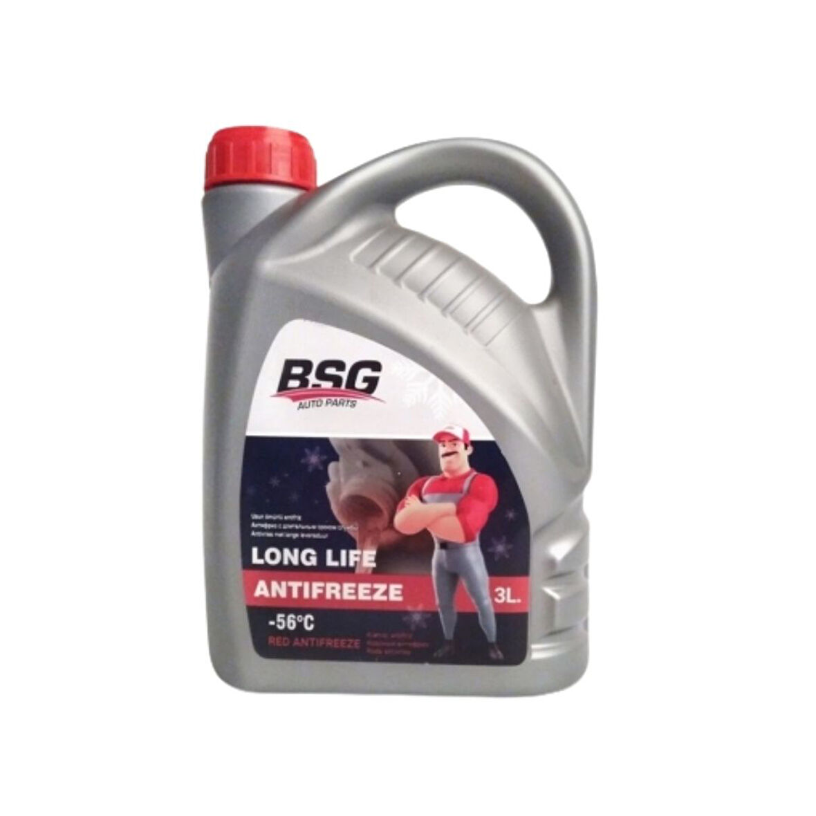 Kırmızı Organik Antifriz -56°C 3 Litre