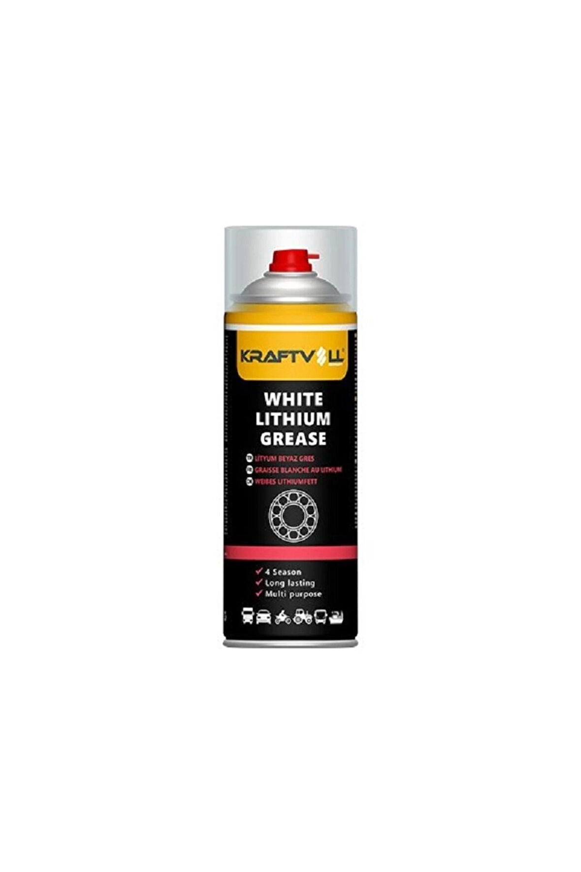 Sıvı Lityum Beyaz Gres Yağı Sprey - 400 ml