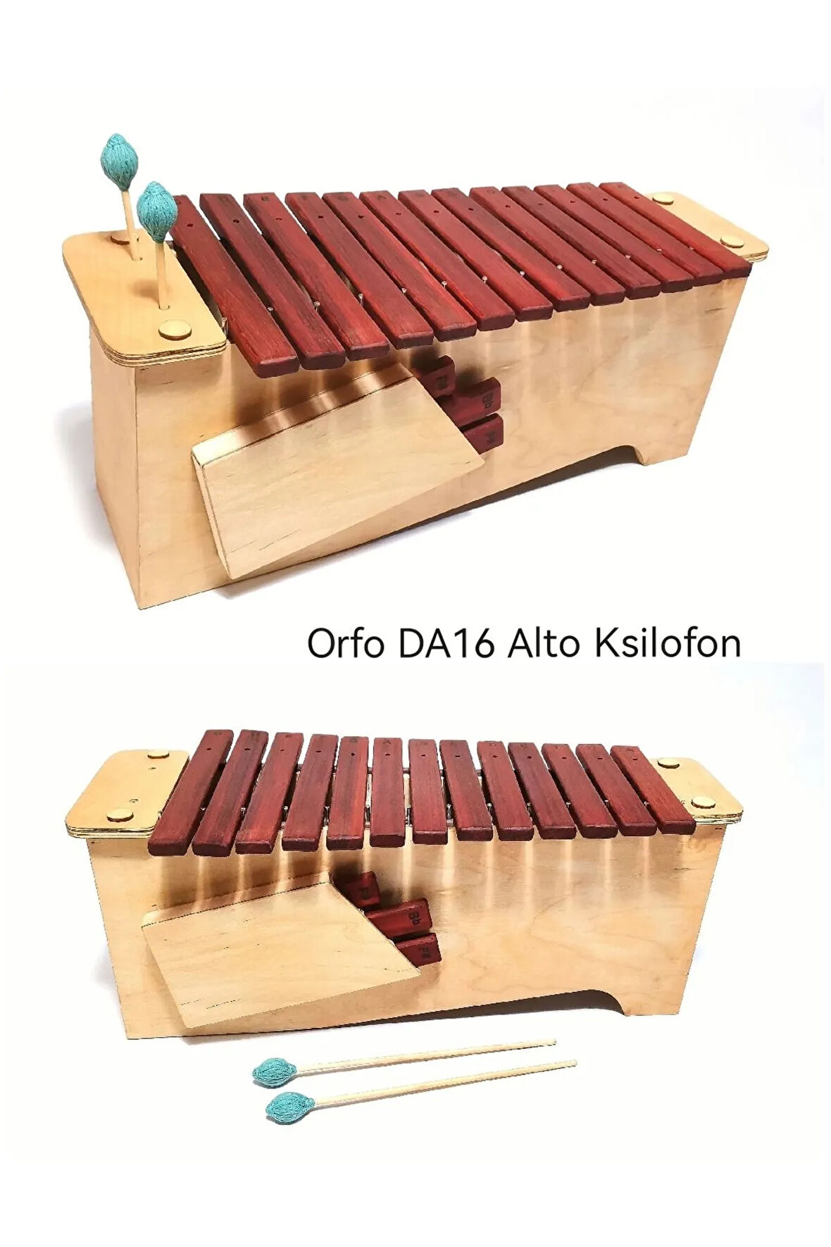 Diyatonik Alto Ksilofon (DA16) – Padauk Ağacı Ses Barlı - Kselofon - xylophone