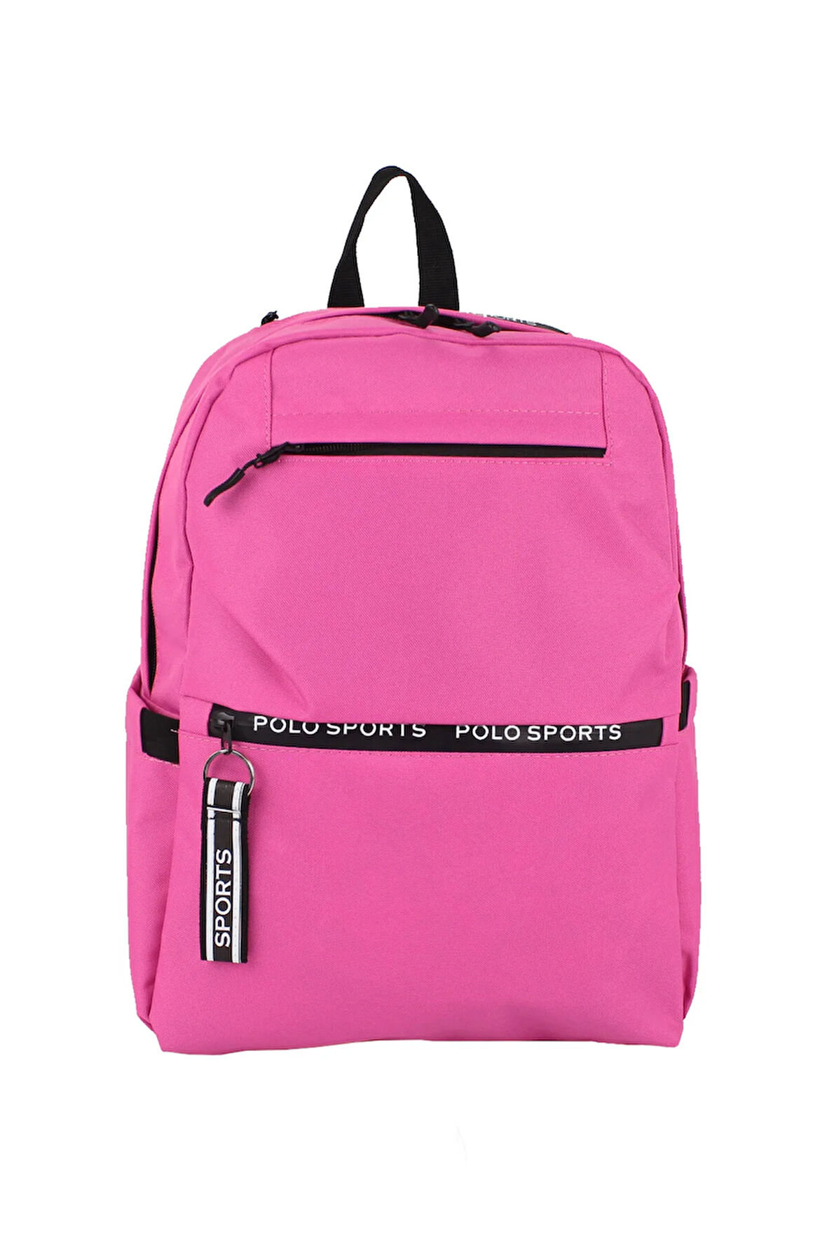 Pembe Okul Sırt Çantası Ortaokul Lise Geniş İç Hacim Su Geçirmez Kumaş Yandan Cepli