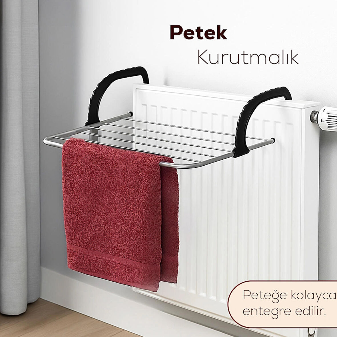 Porsima Isıya Dayanıklı Petek Üstü Kurutmalık - Balkon Çamaşır Kurutma Askısı 