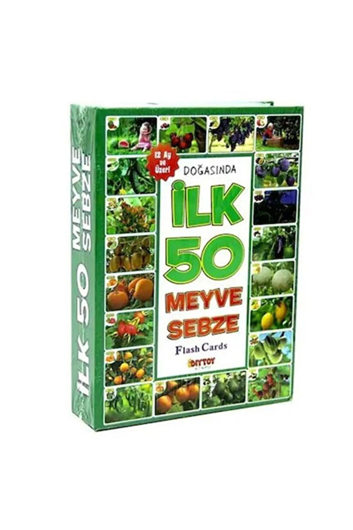 Ilk 50 Meyve Sebze Eğitici Kart Seti