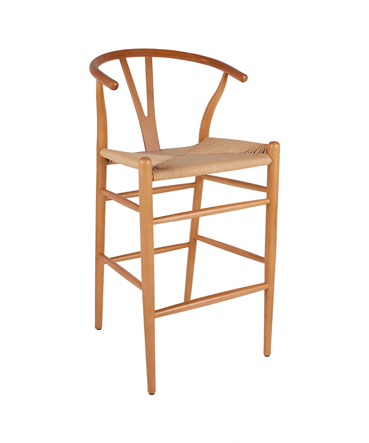 Danish İp Örgü Bar Sandalye
