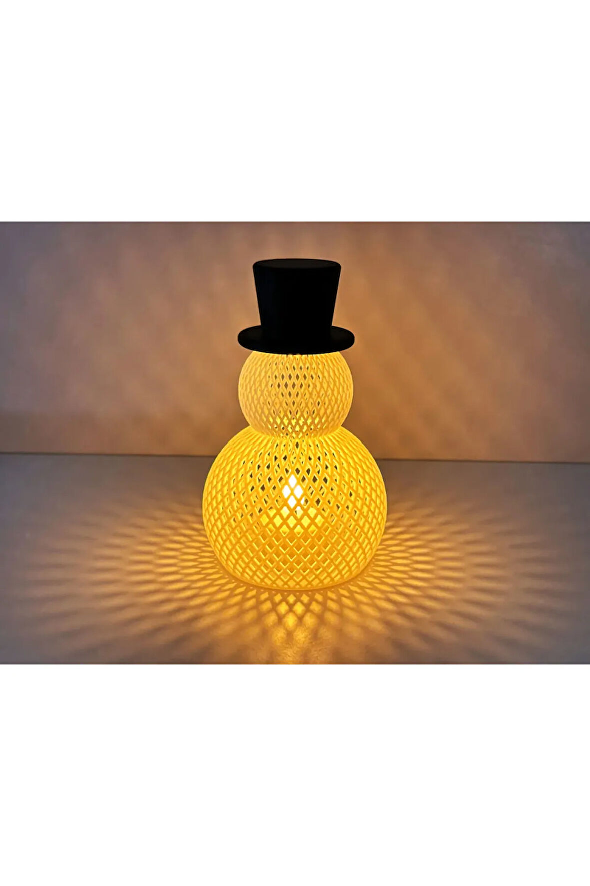 Just3dprintings Dekoratif Aydınlatmalı Kardan Adam