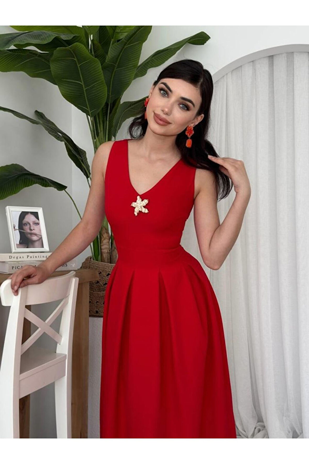 Late Yıldız Detaylı Elbise