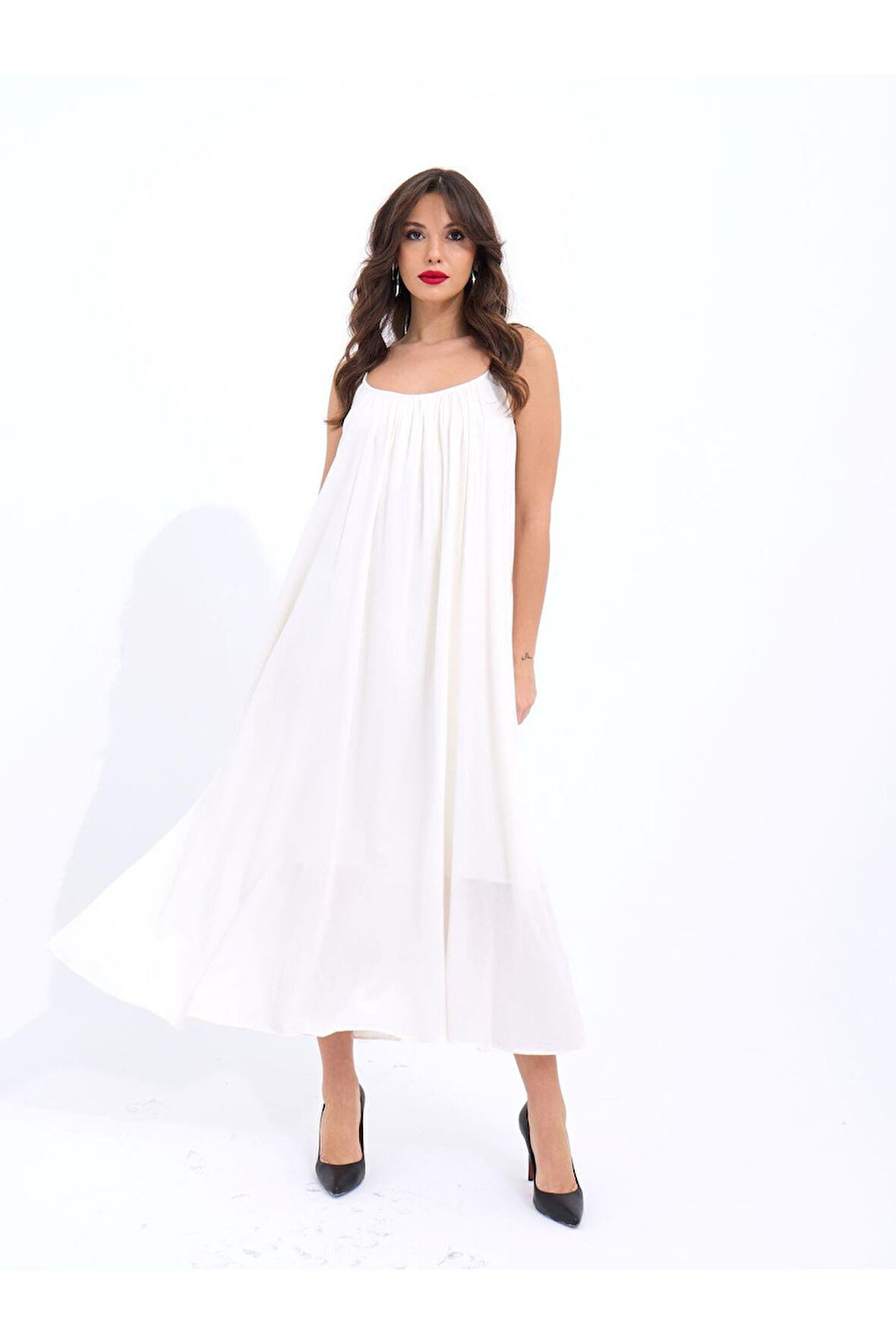 7296 ELBİSE-EKRU