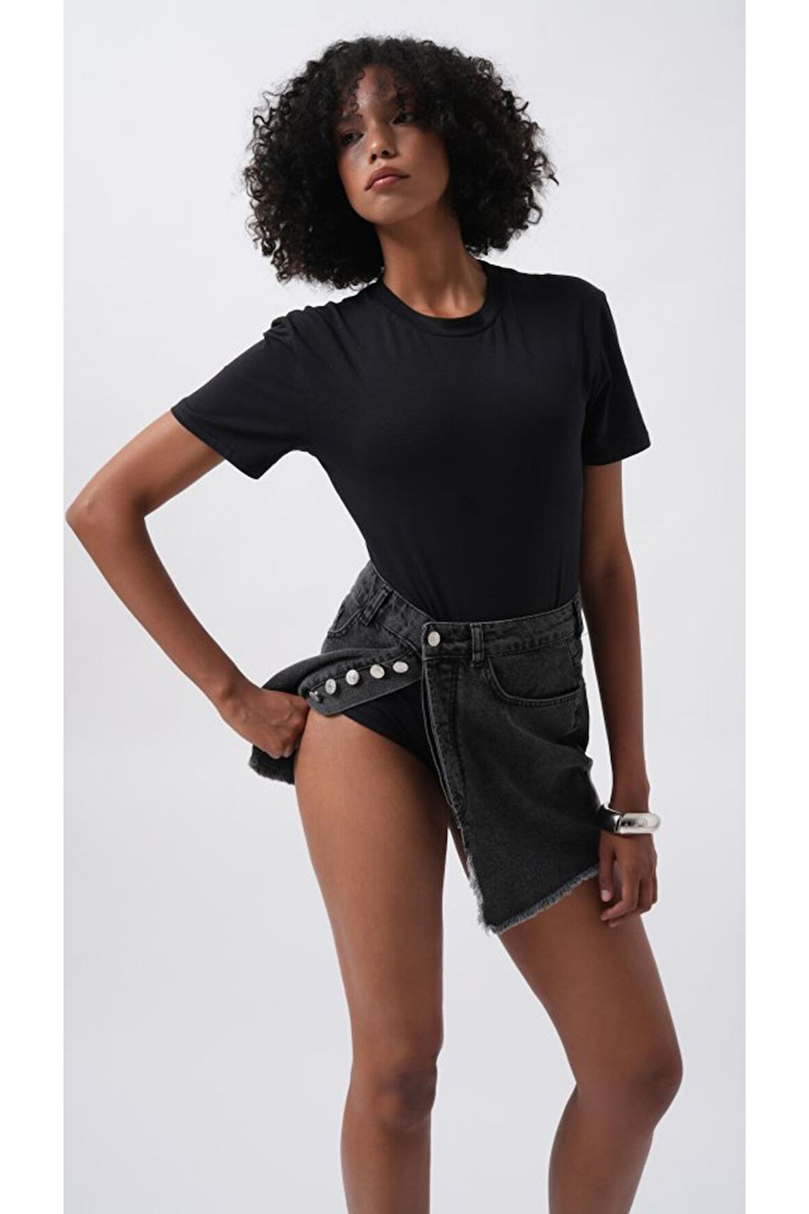 T-Shirt Detay Bodysuit