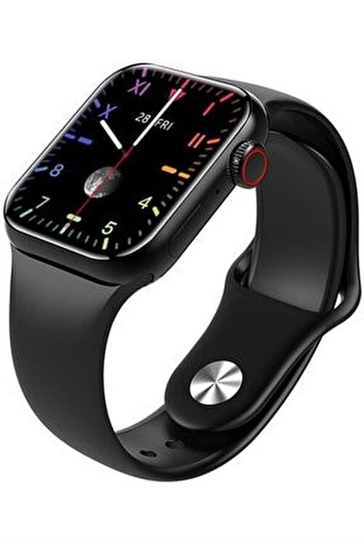 M26 Plus Smart Watch 6 Siyah Akıllı Saat Wireless Charging