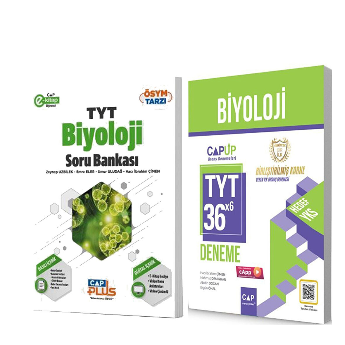 Çap Yayınları TYT Biyoloji Soru Bankası ve Deneme Seti 2 Kitap